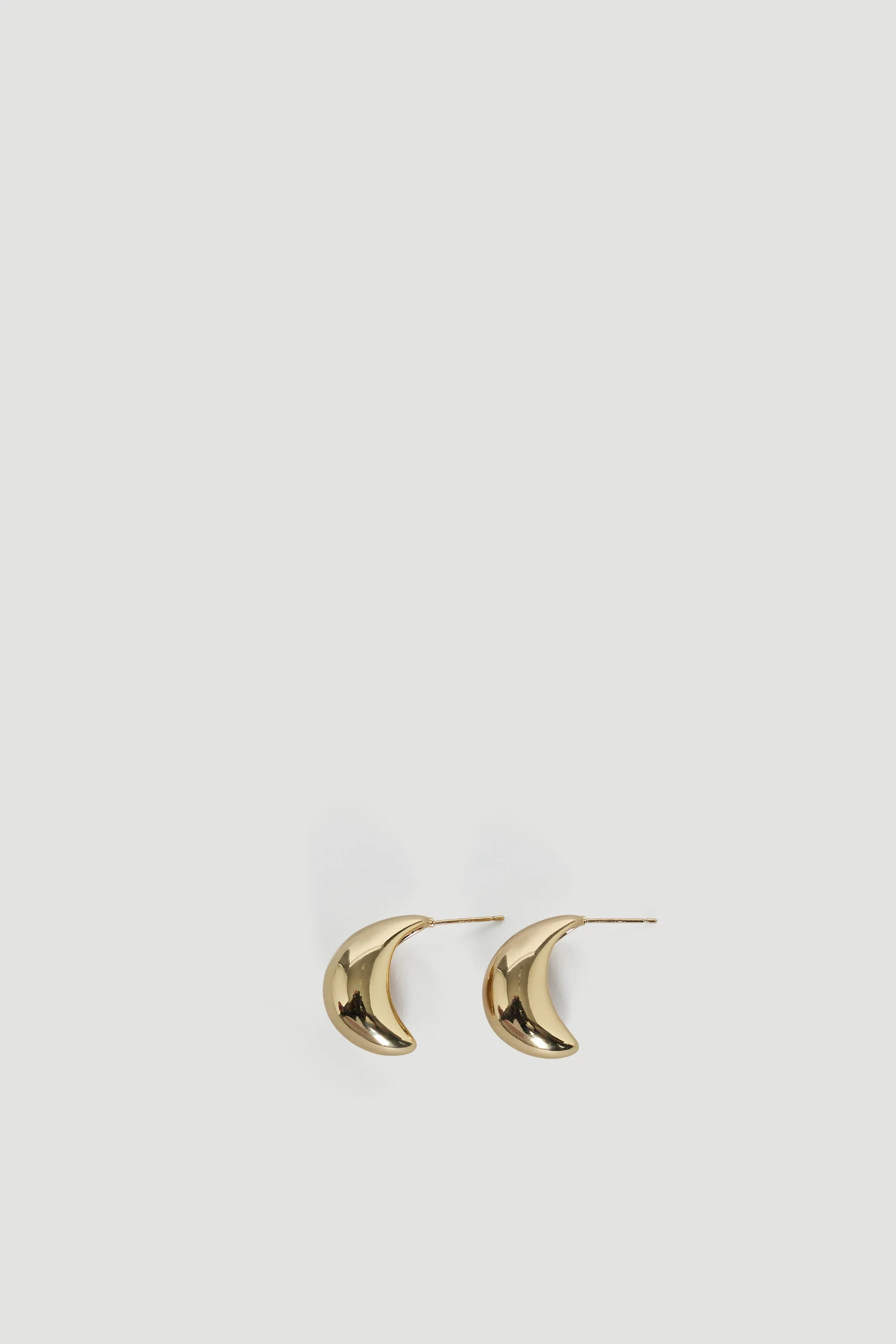 9ct Chunky Teardrop Earrings