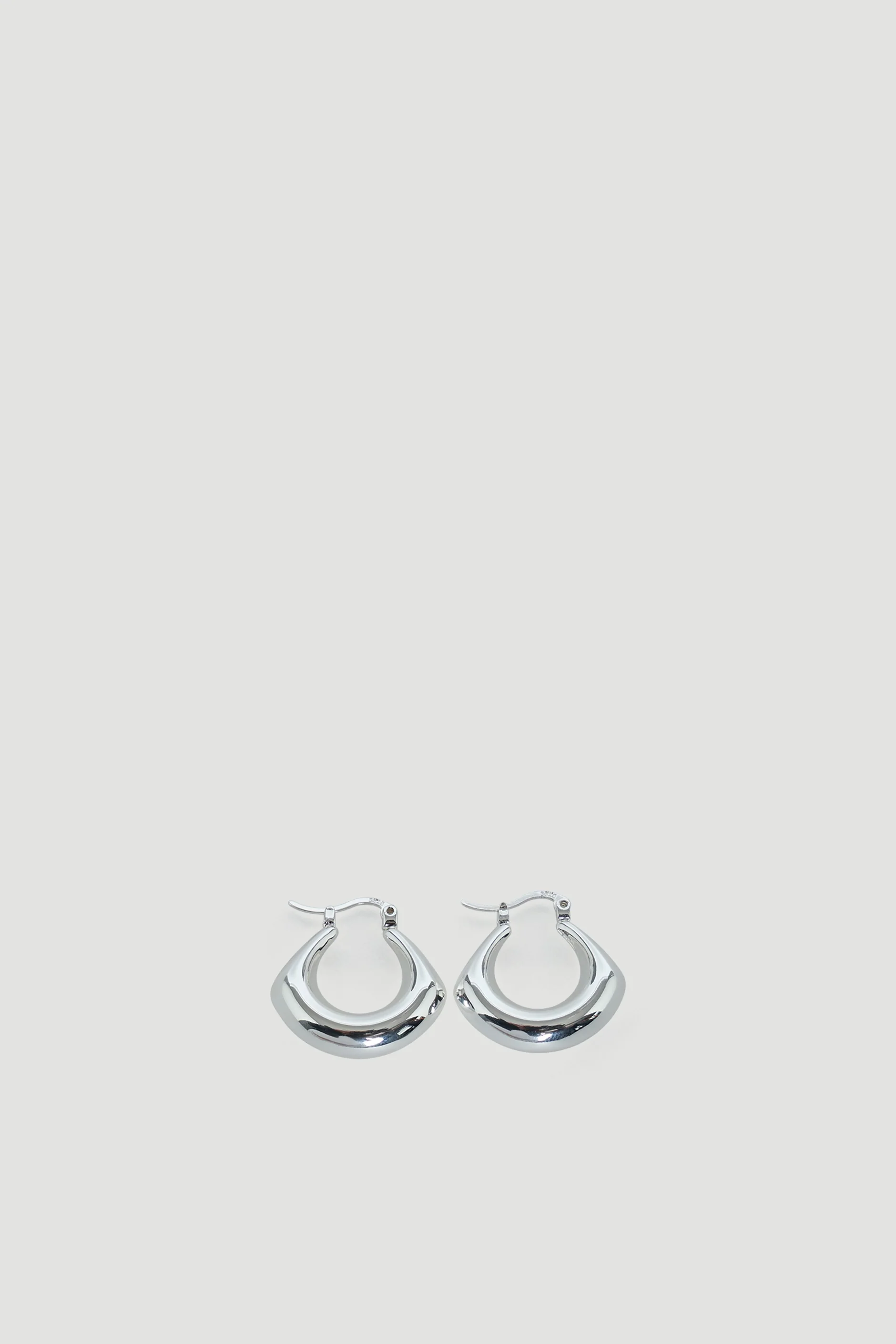 9ct Hanging Hoop Earrings