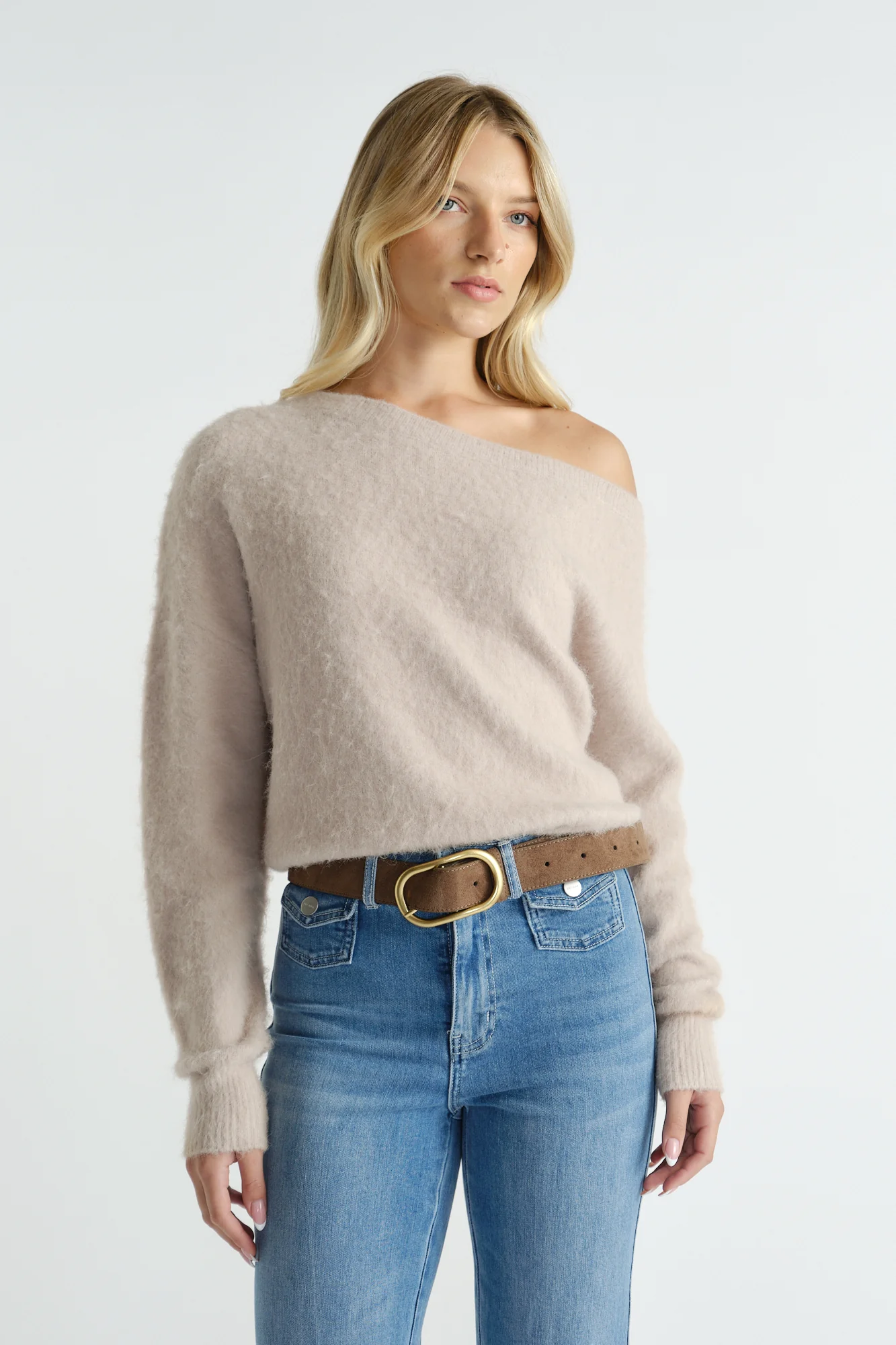 Abigail Tipped Shoulder Knit - Image 2