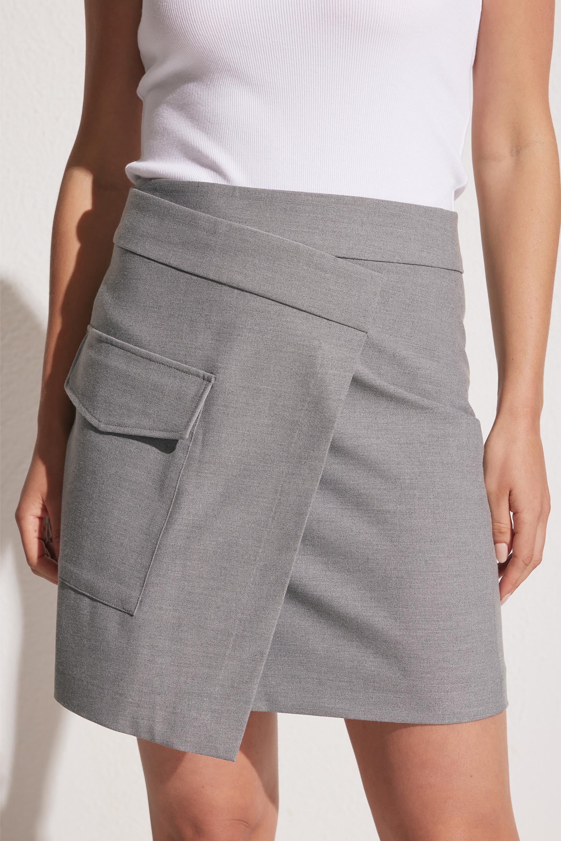 Alex Asymmetric Mini Skirt - Image 2