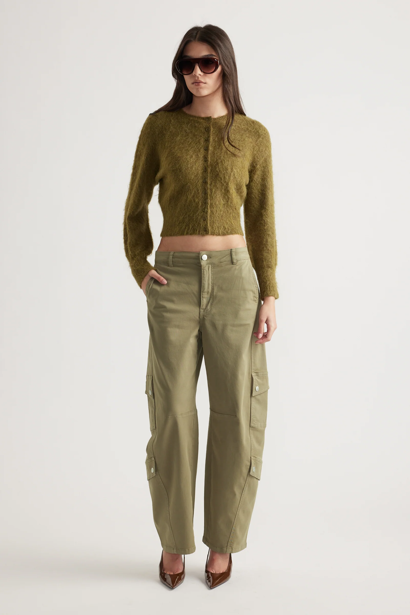 Alexa Barrel Cargo Pants