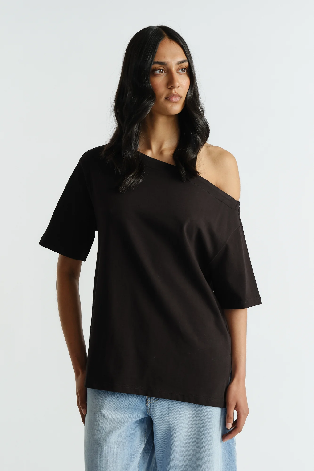 Alexis Drop Shoulder Tee - Image 2