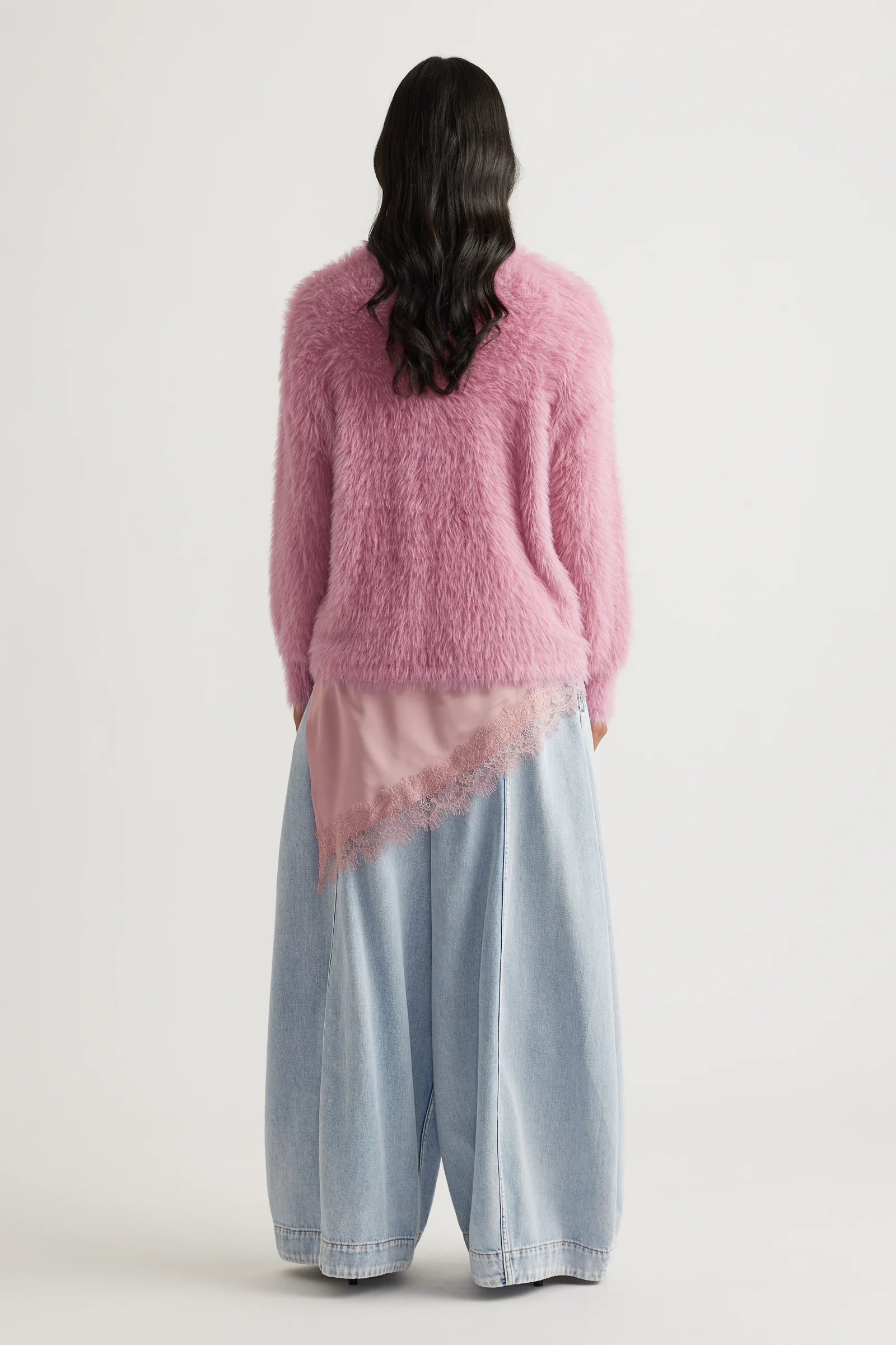 Alison Fluffy Knit Jumper - Image 3