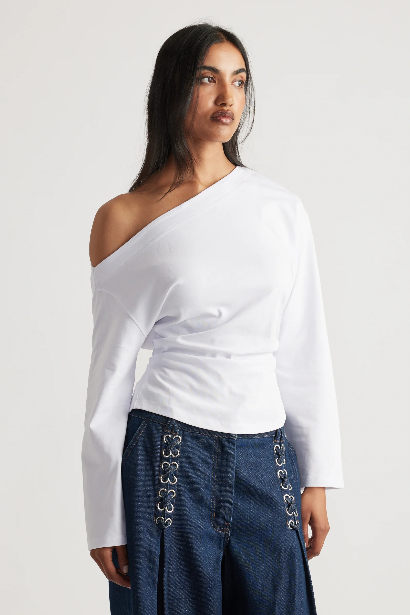 Ally Tipped Shoulder Tee - Image 2