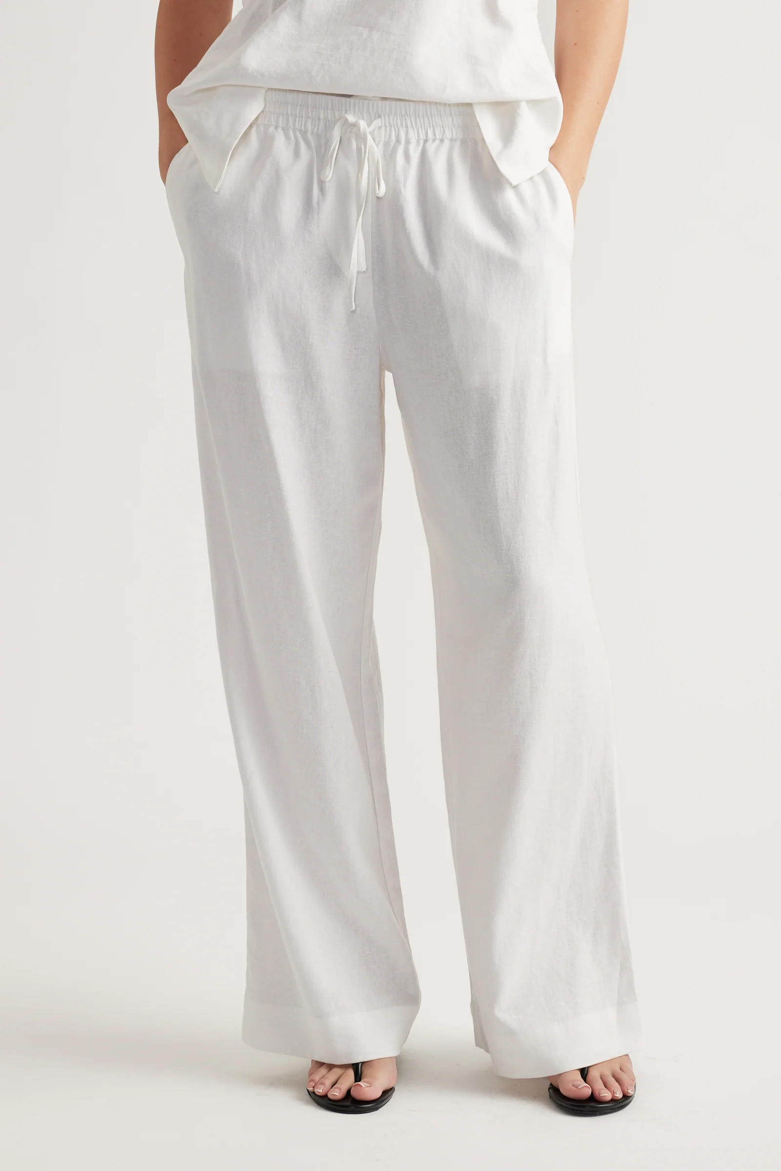 Amelia Linen Blend Pant - Image 2