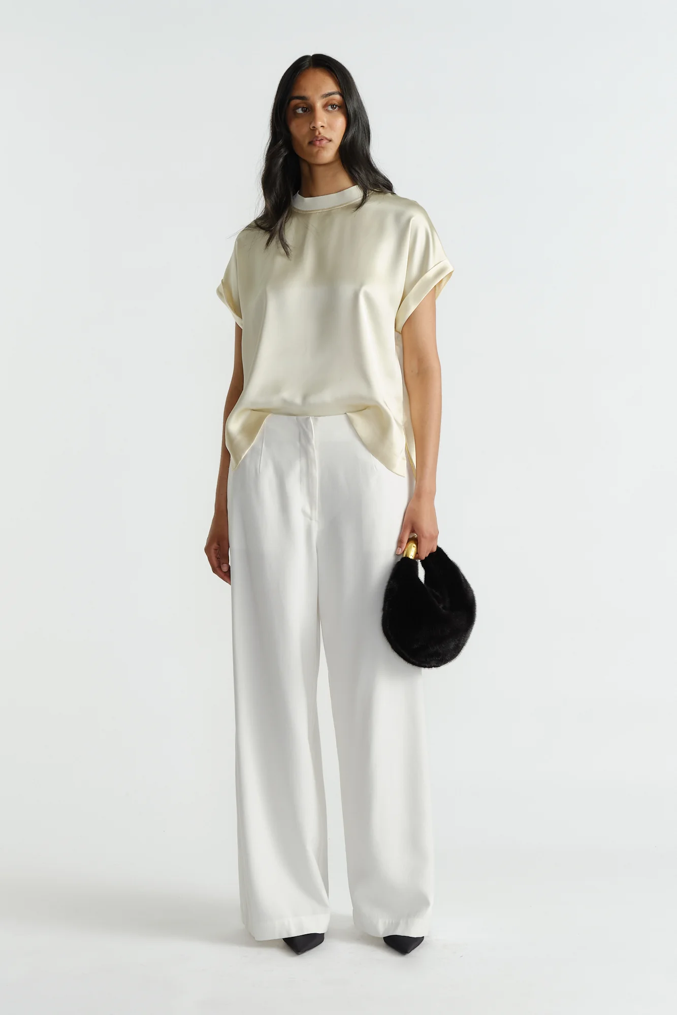 AnnMaree Satin Tee