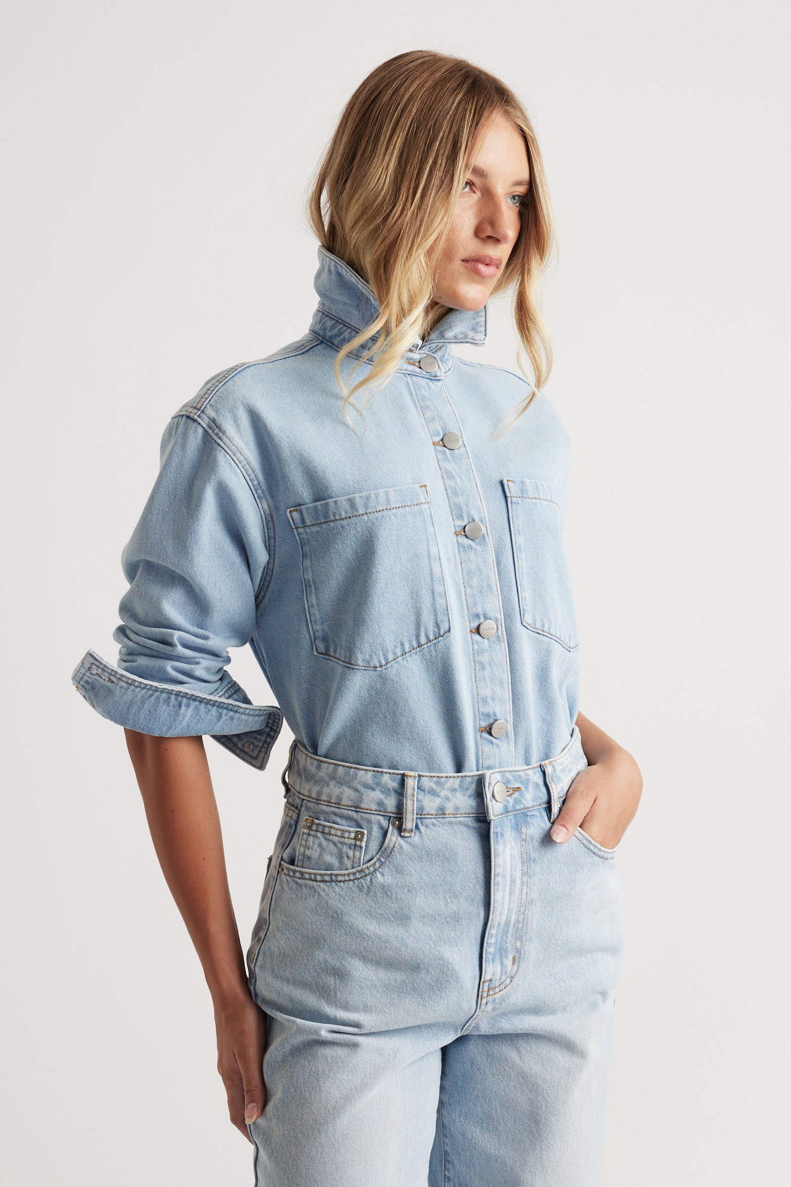 Ariana Denim Shirt - Image 2