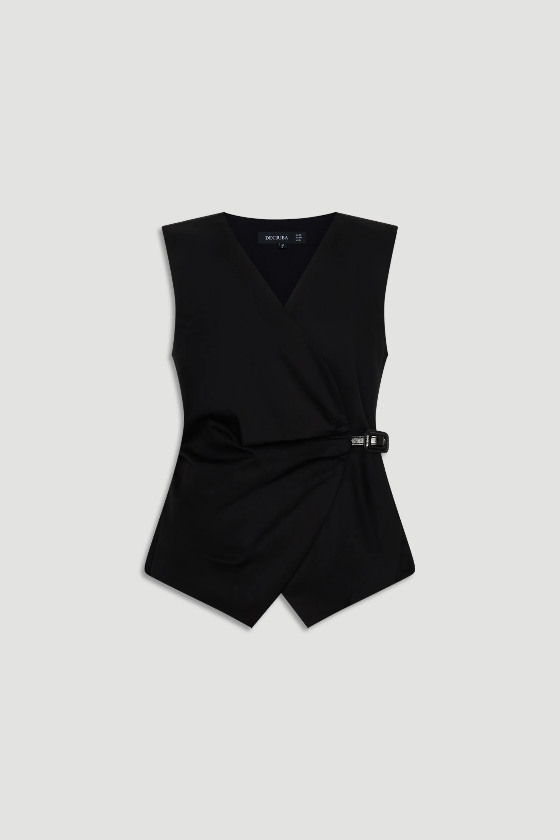 Ava Belted Wrap Top - Image 5