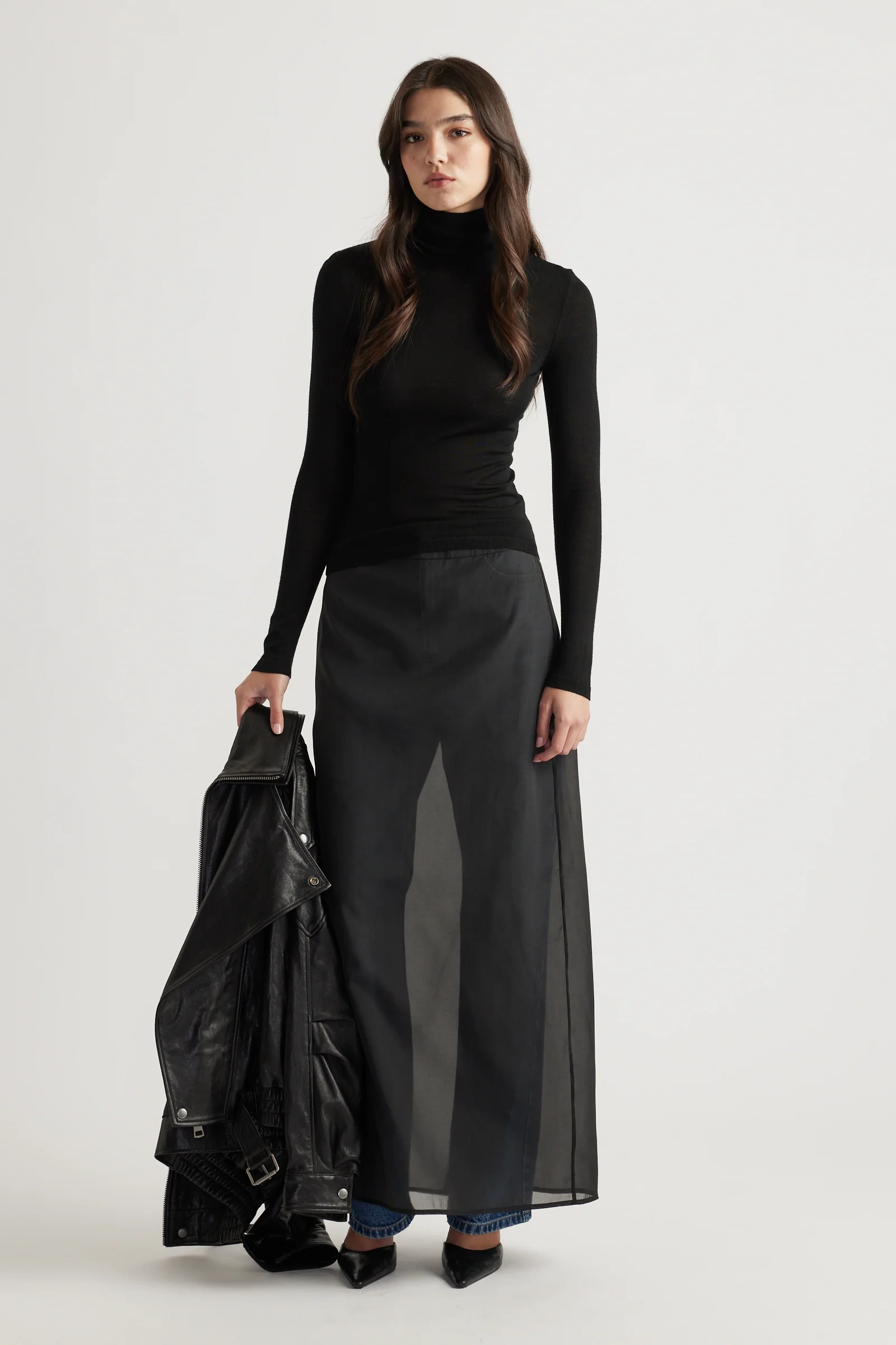 Aya Fine Wool Knit Top