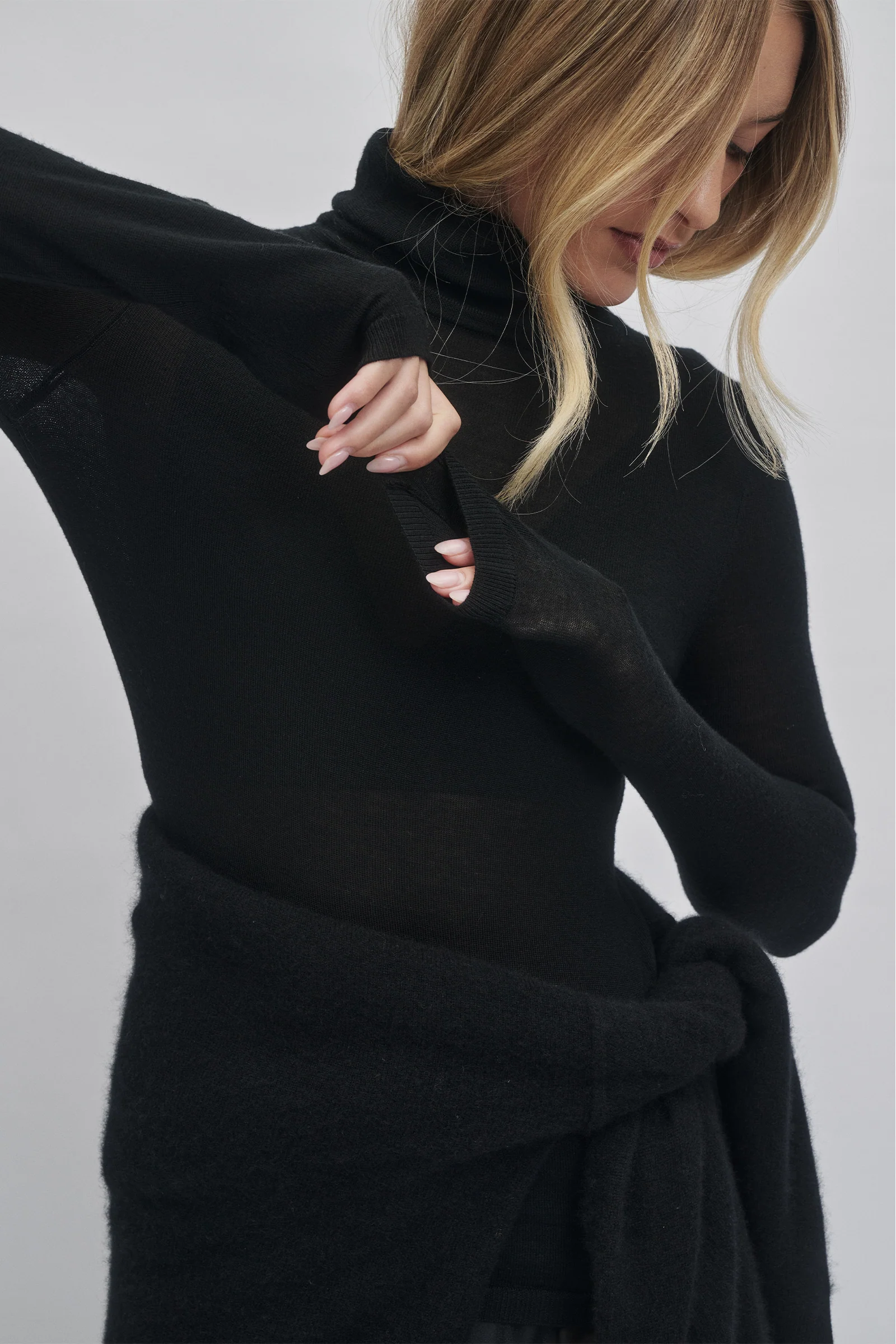 Aya Fine Wool Knit Top - Image 4
