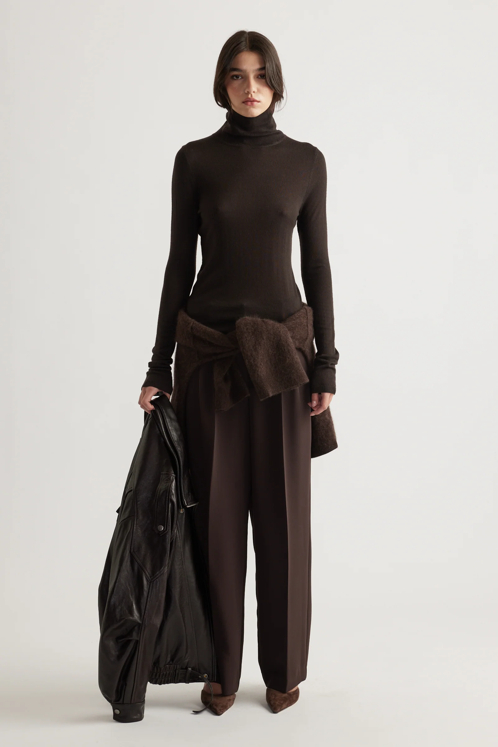 Aya Fine Wool Knit Top