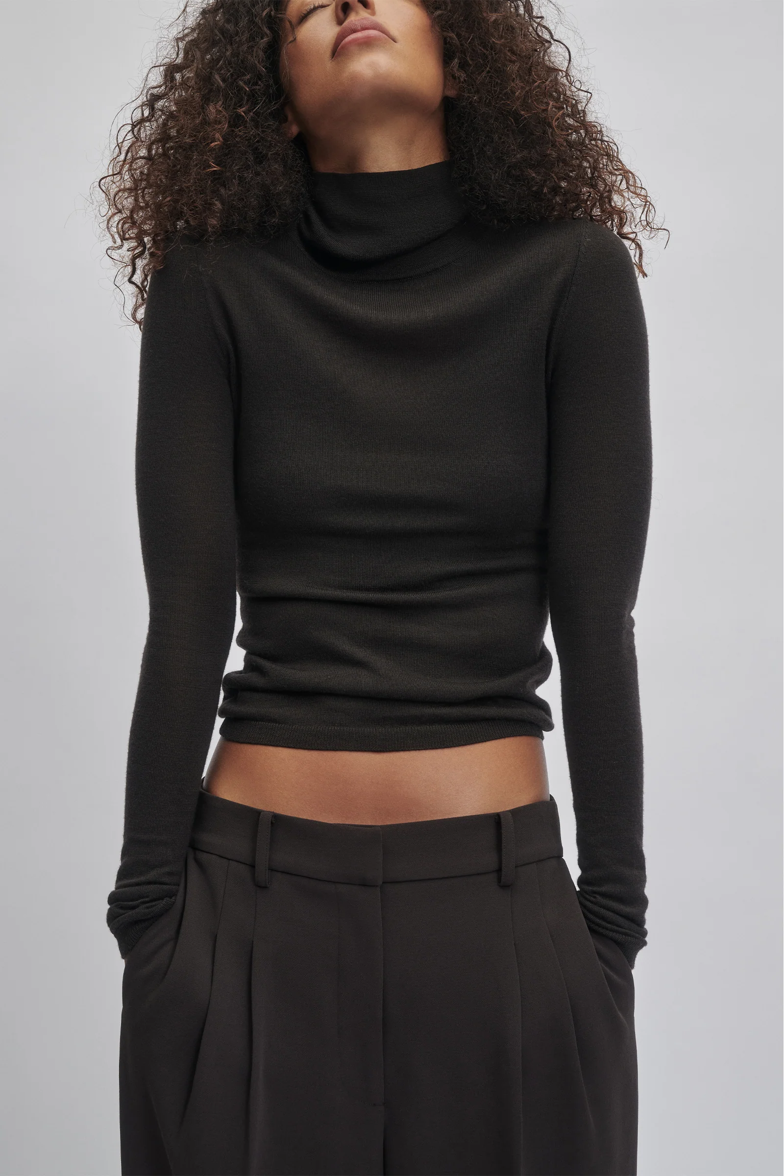 Aya Fine Wool Knit Top - Image 4