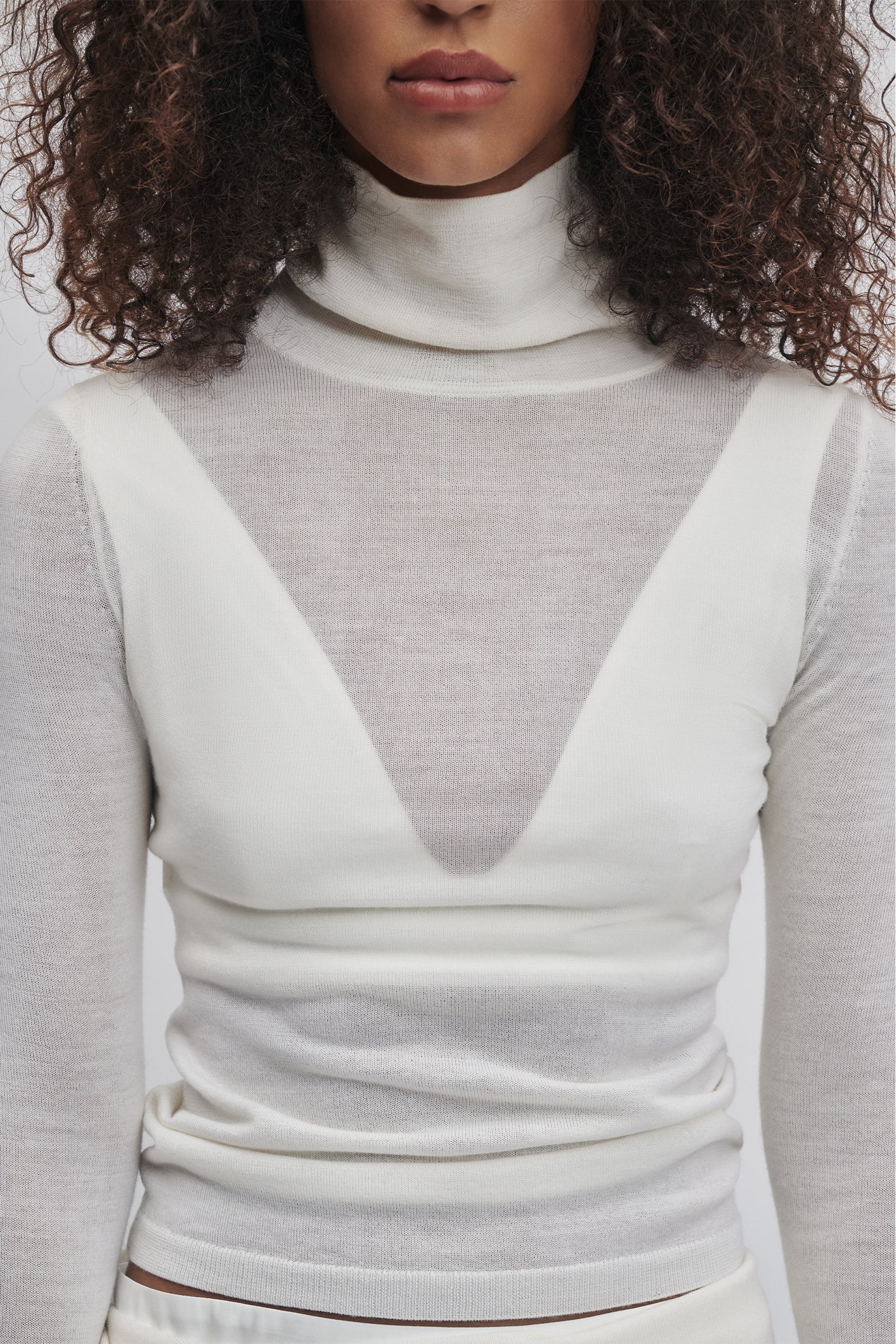 Aya Fine Wool Knit Top - Image 4
