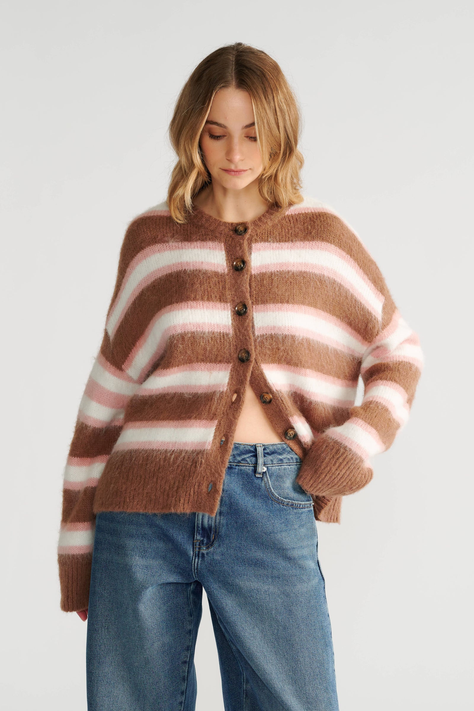 Becca Stripe Cardigan - Image 2