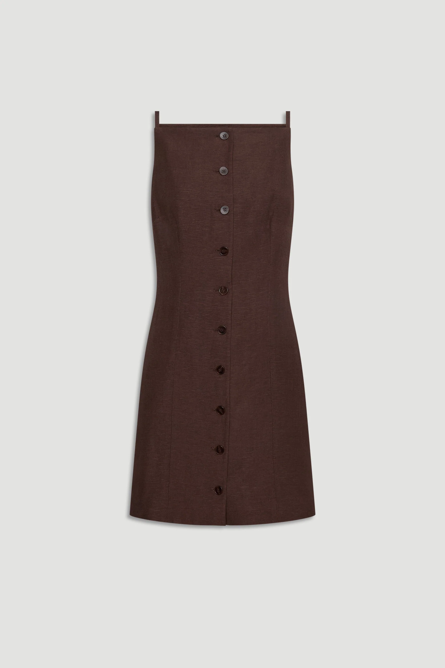 Benne Button Front Vest Dress - Image 4