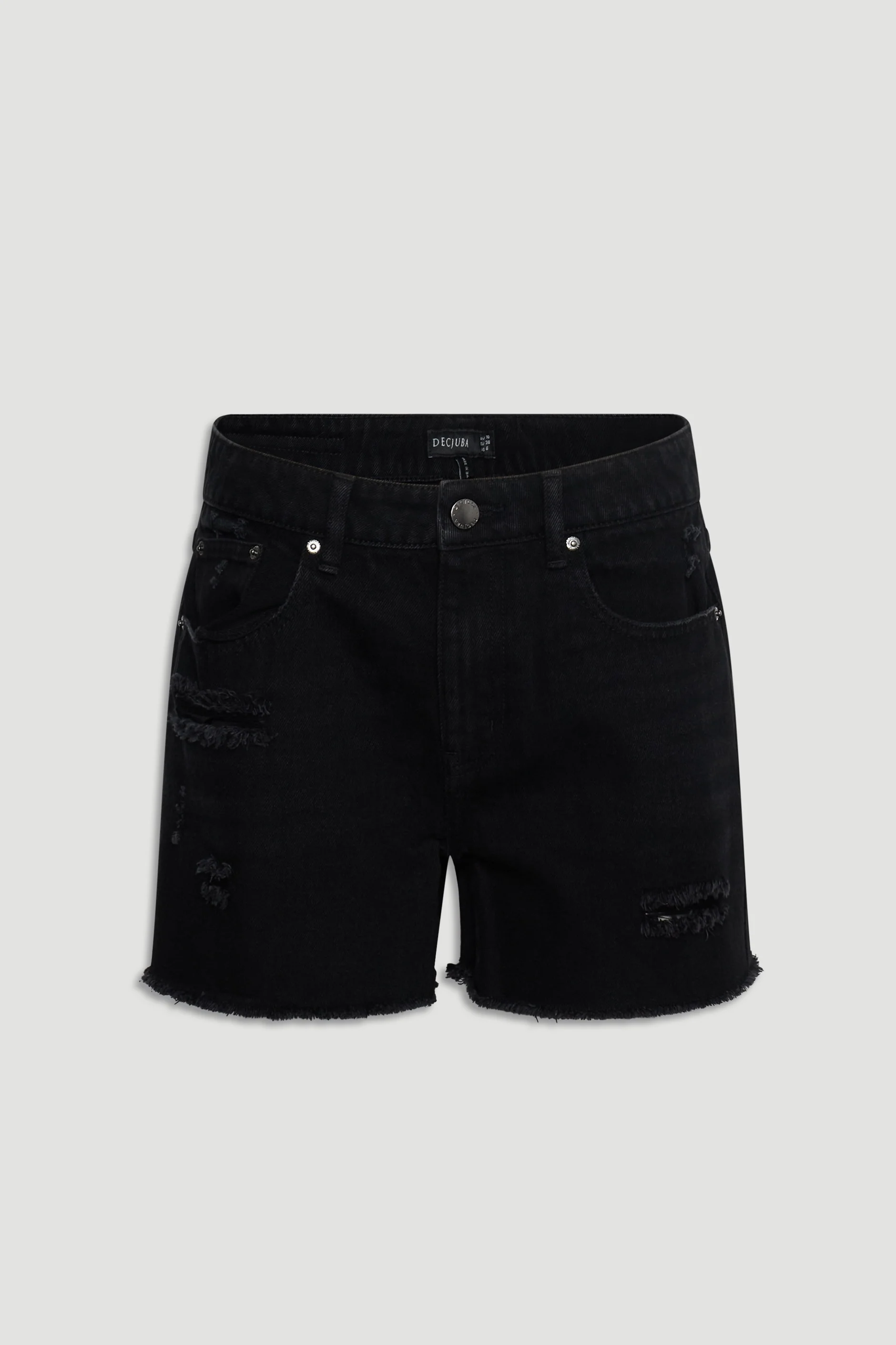 Charlie Distressed Denim Short - Image 4