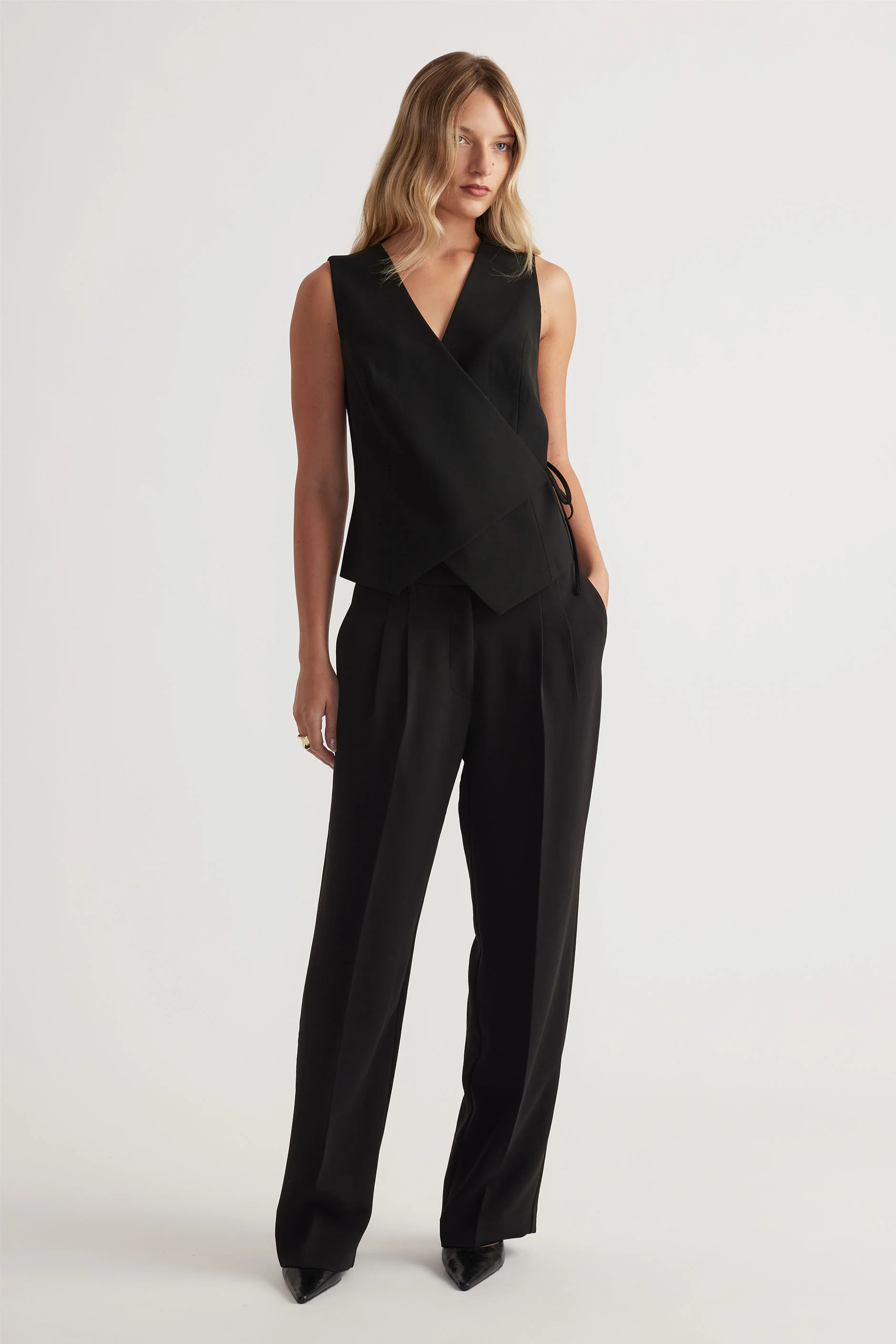 Clara Side Tie Vest