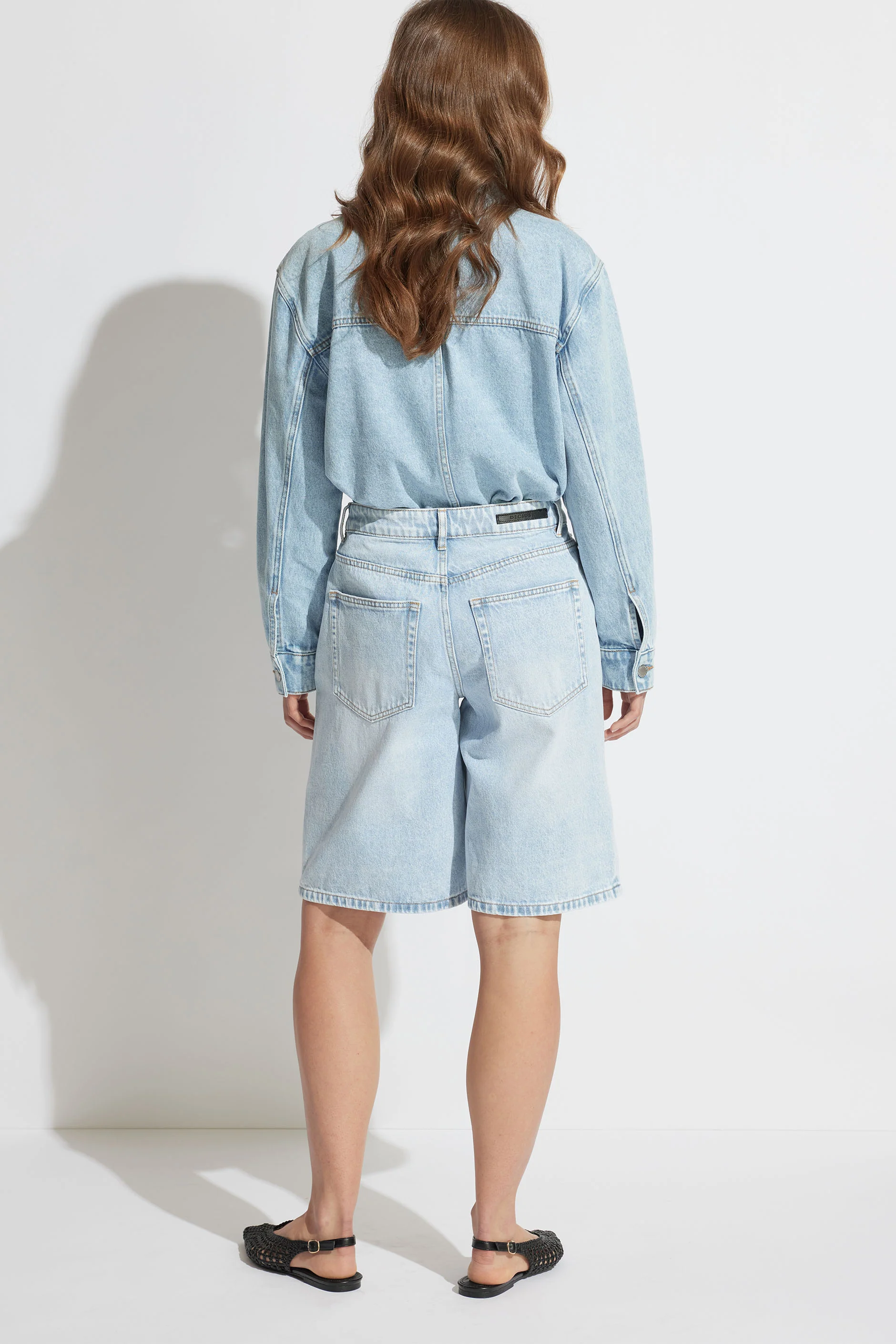 Cleo Longline Denim Short - Image 4
