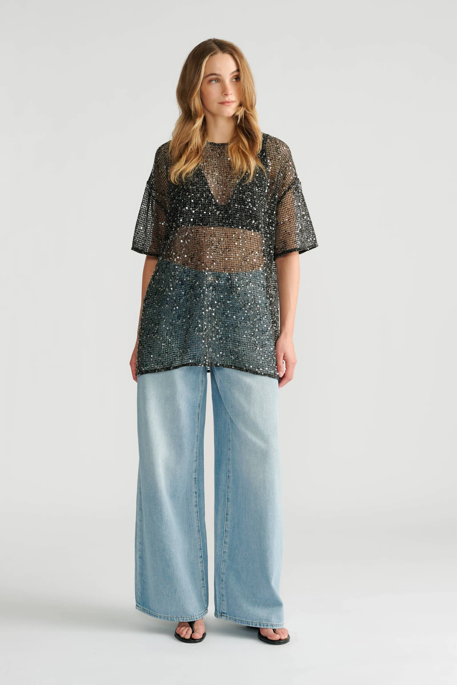 Collins Sequin Top