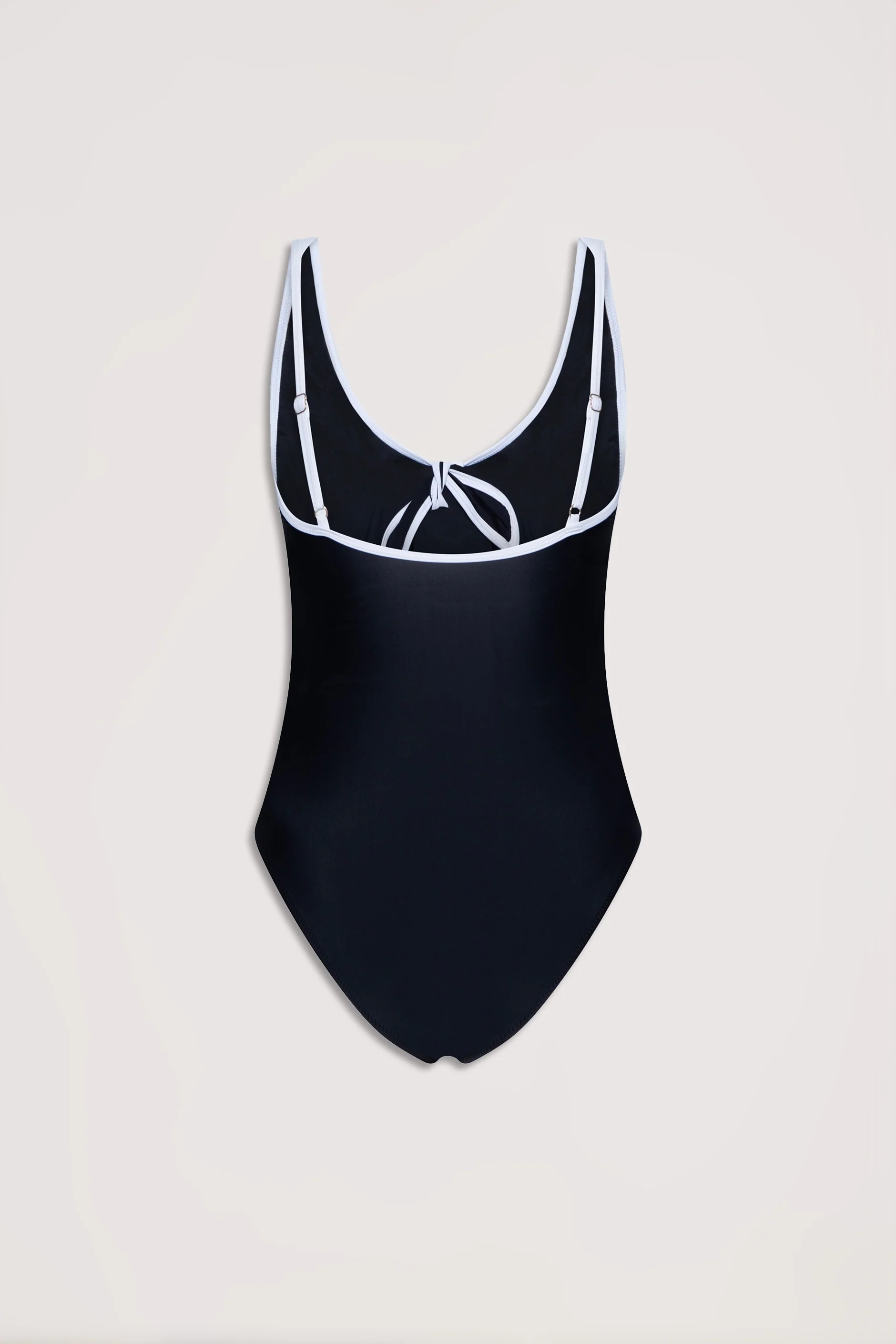 Contrast Tie Front One Piece - Image 10