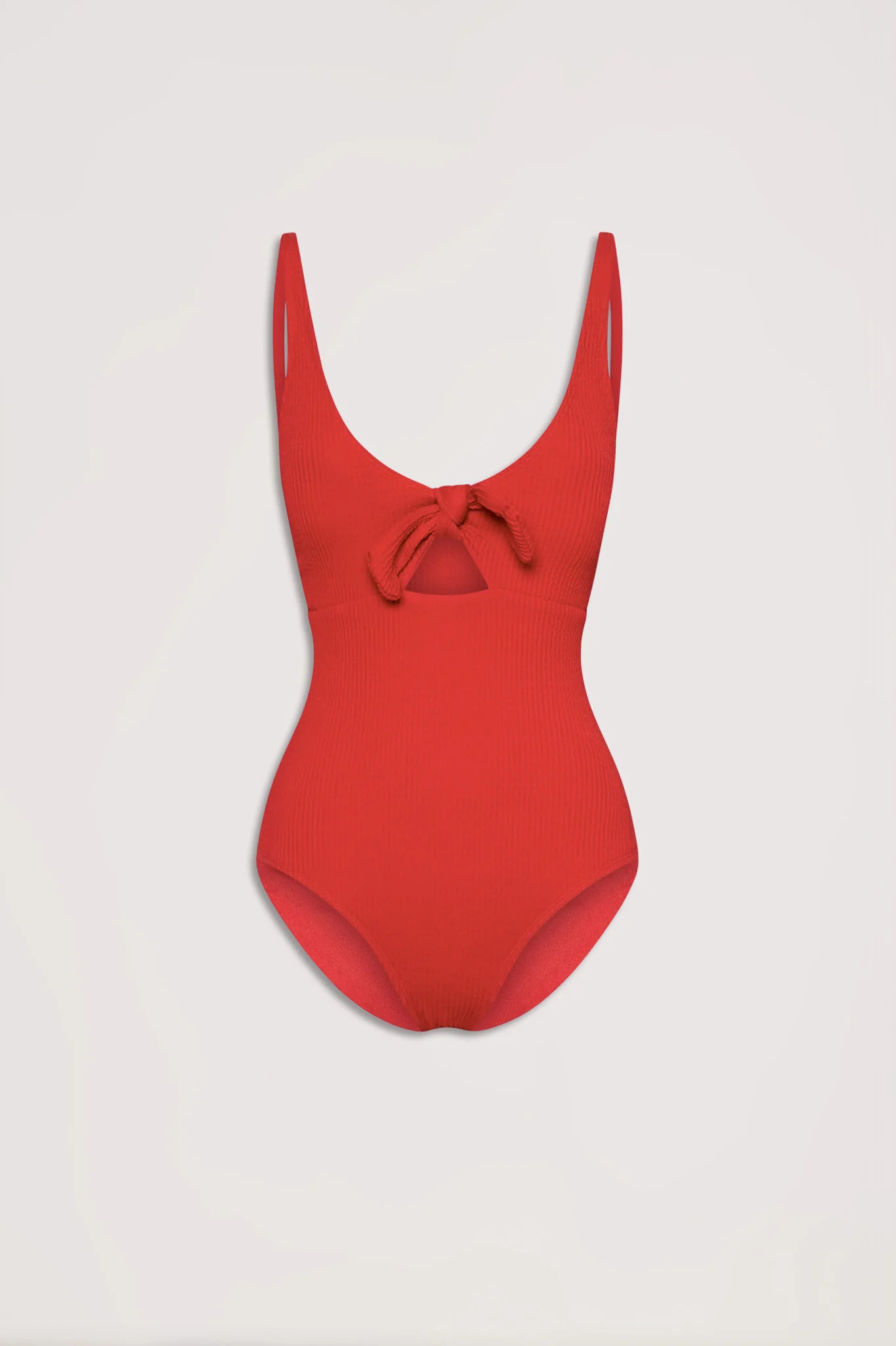 Crinkle Tie Front One Piece - Image 9