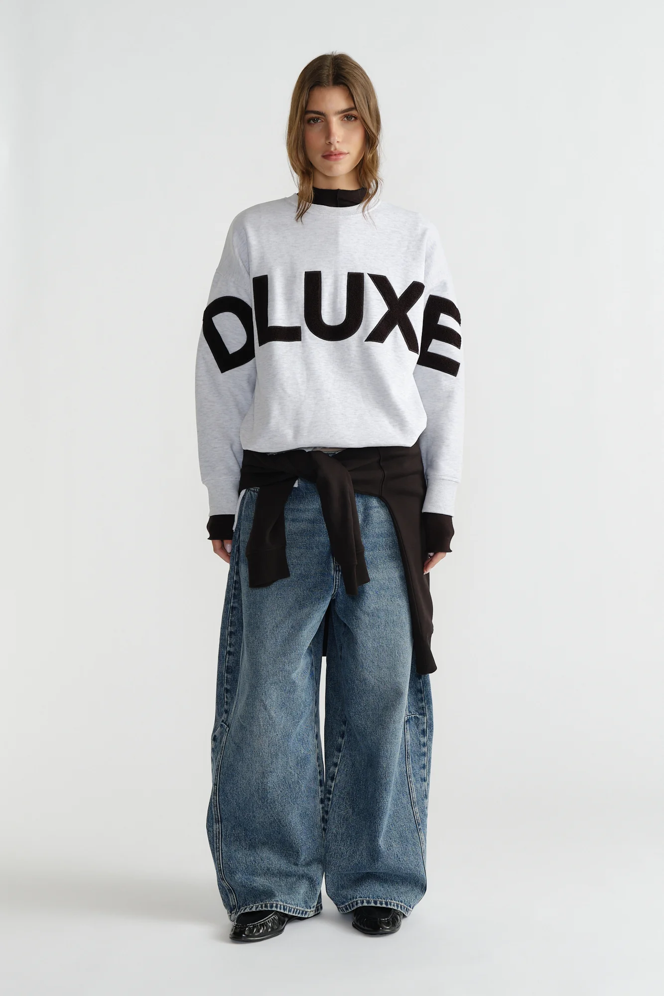 D-Luxe Boucle Logo Sweat