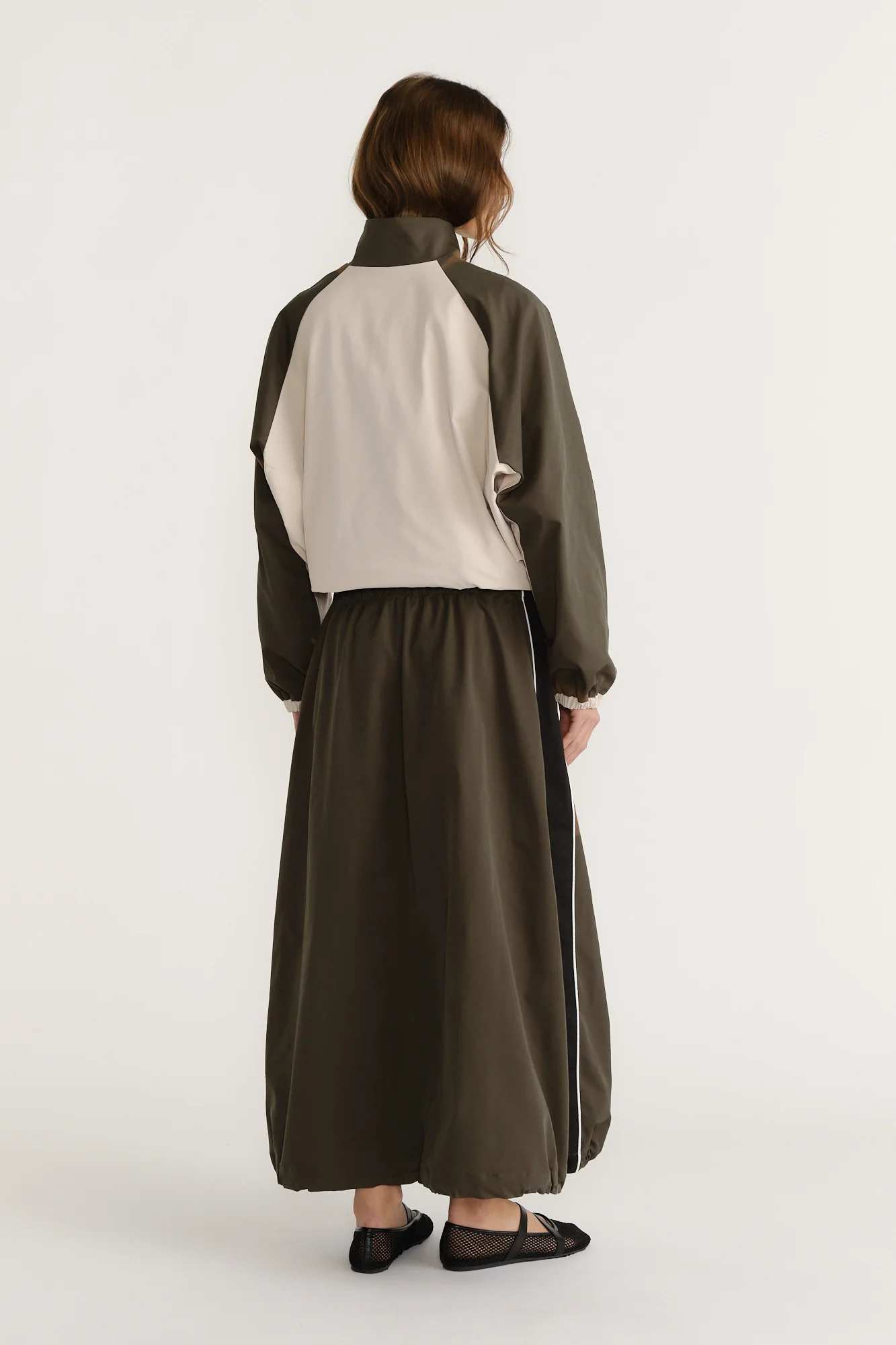D-Luxe Contrast Panel Skirt - Image 3