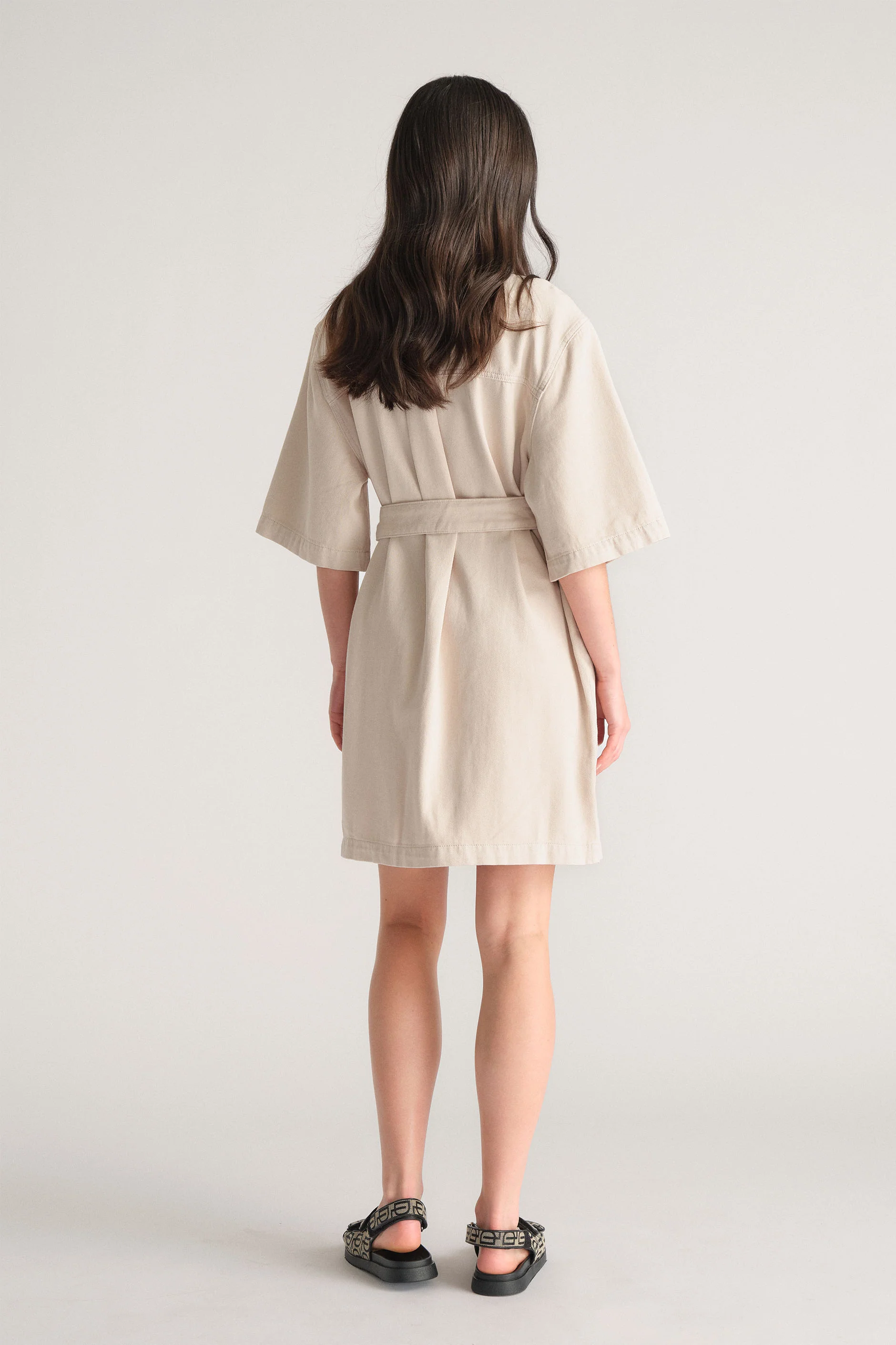 D-Luxe Denim Short Dress - Image 3