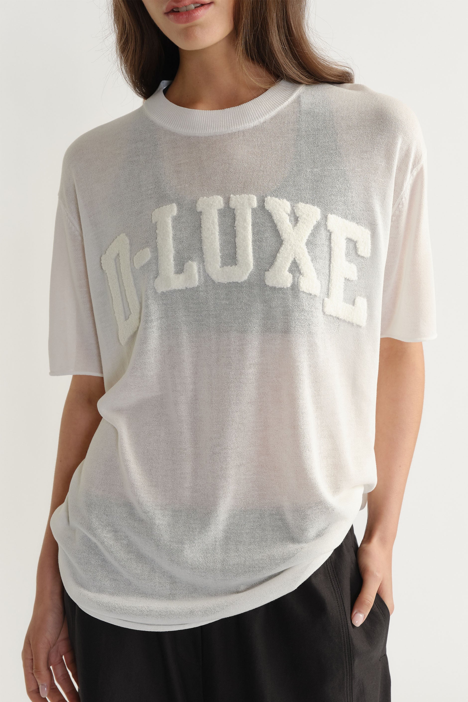 D-Luxe Fine Knit Tee - Image 2