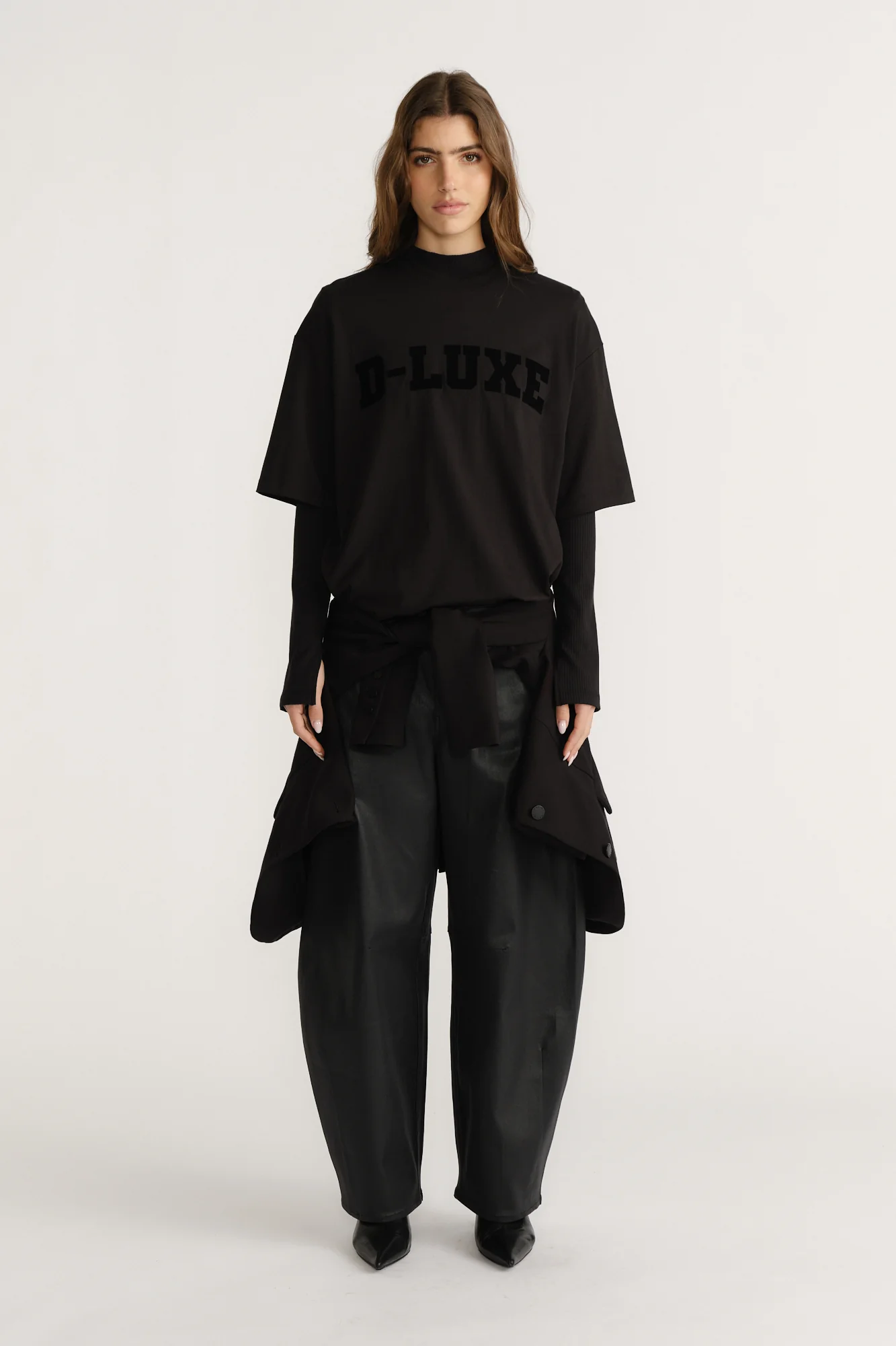D-Luxe Flocked Logo Tee
