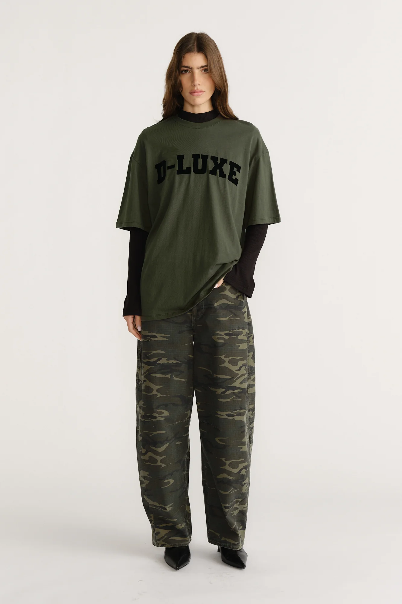 D-Luxe Flocked Logo Tee