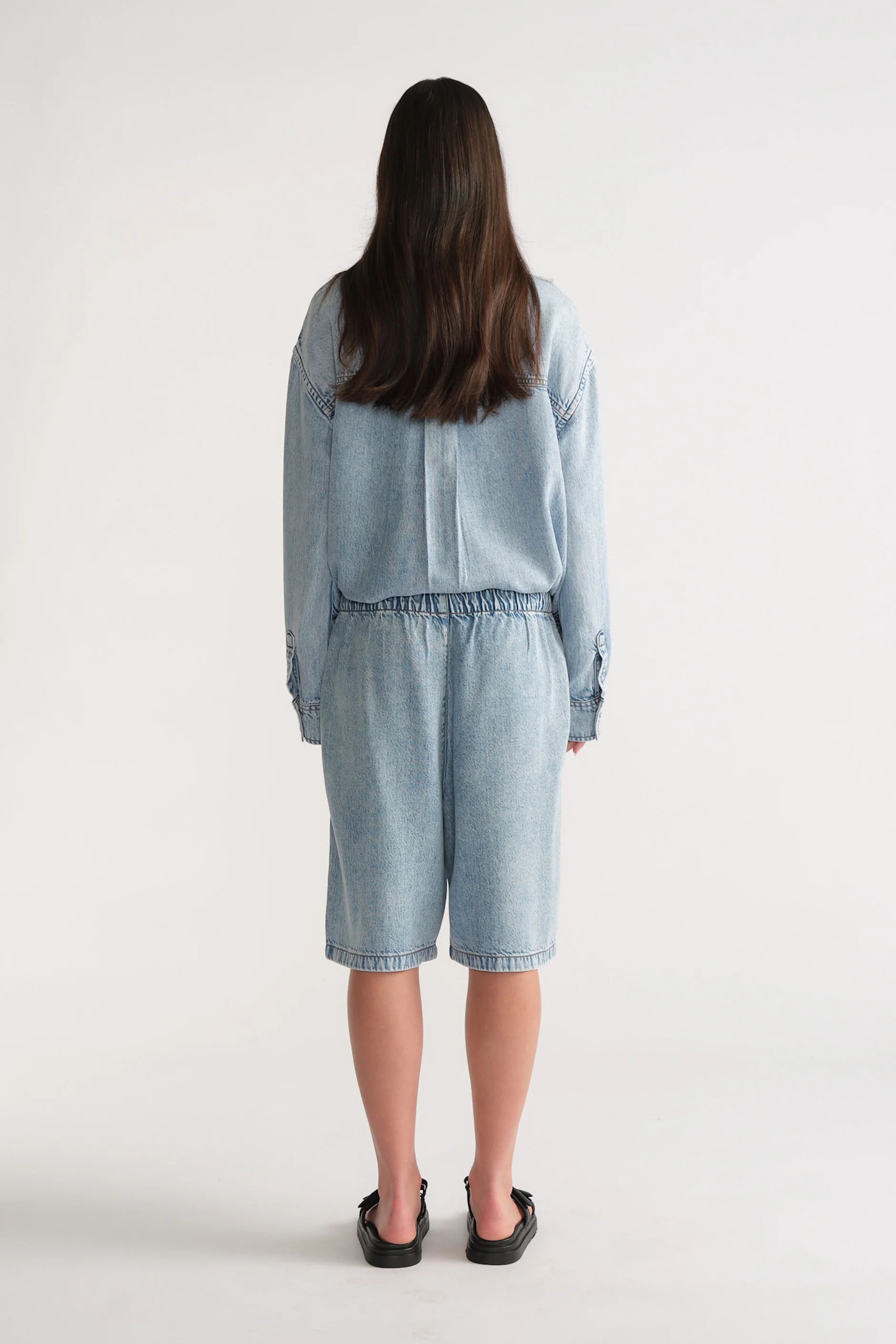 D-Luxe Fluid Denim Short - Image 3