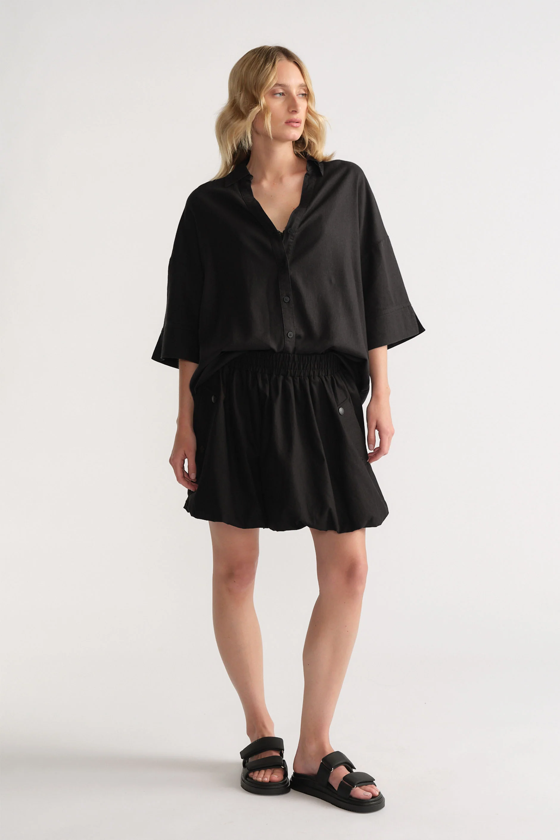 D-Luxe Linen Blend 3/4 Shirt