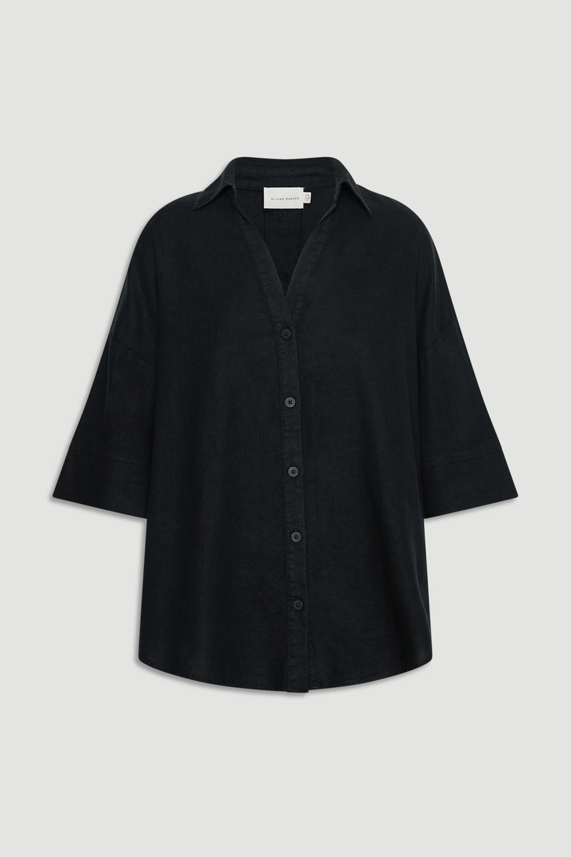 D-Luxe Linen Blend 3/4 Shirt - Image 4