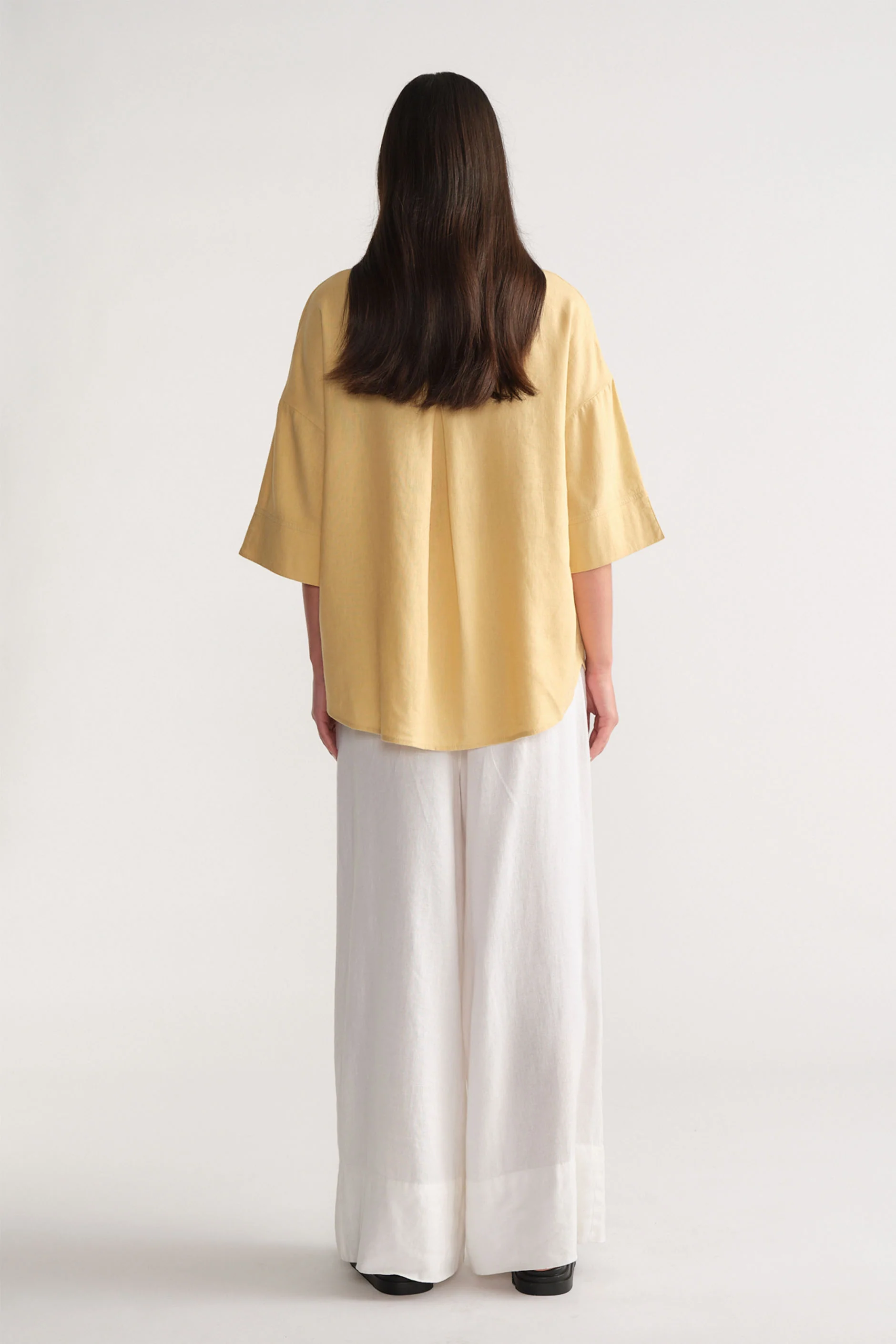 D-Luxe Linen Blend 3/4 Shirt - Image 3