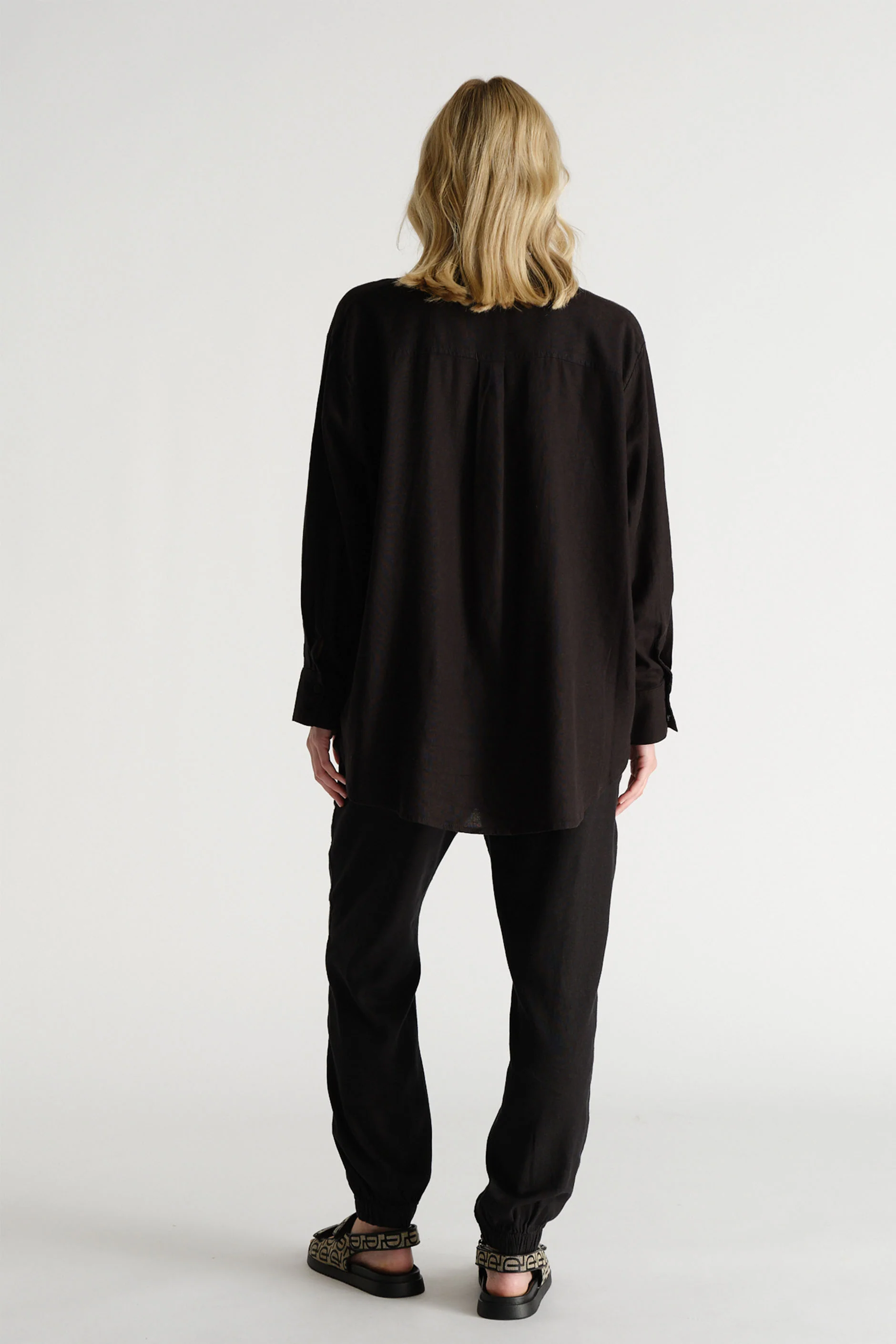 D-Luxe Linen Blend Jogger - Image 3