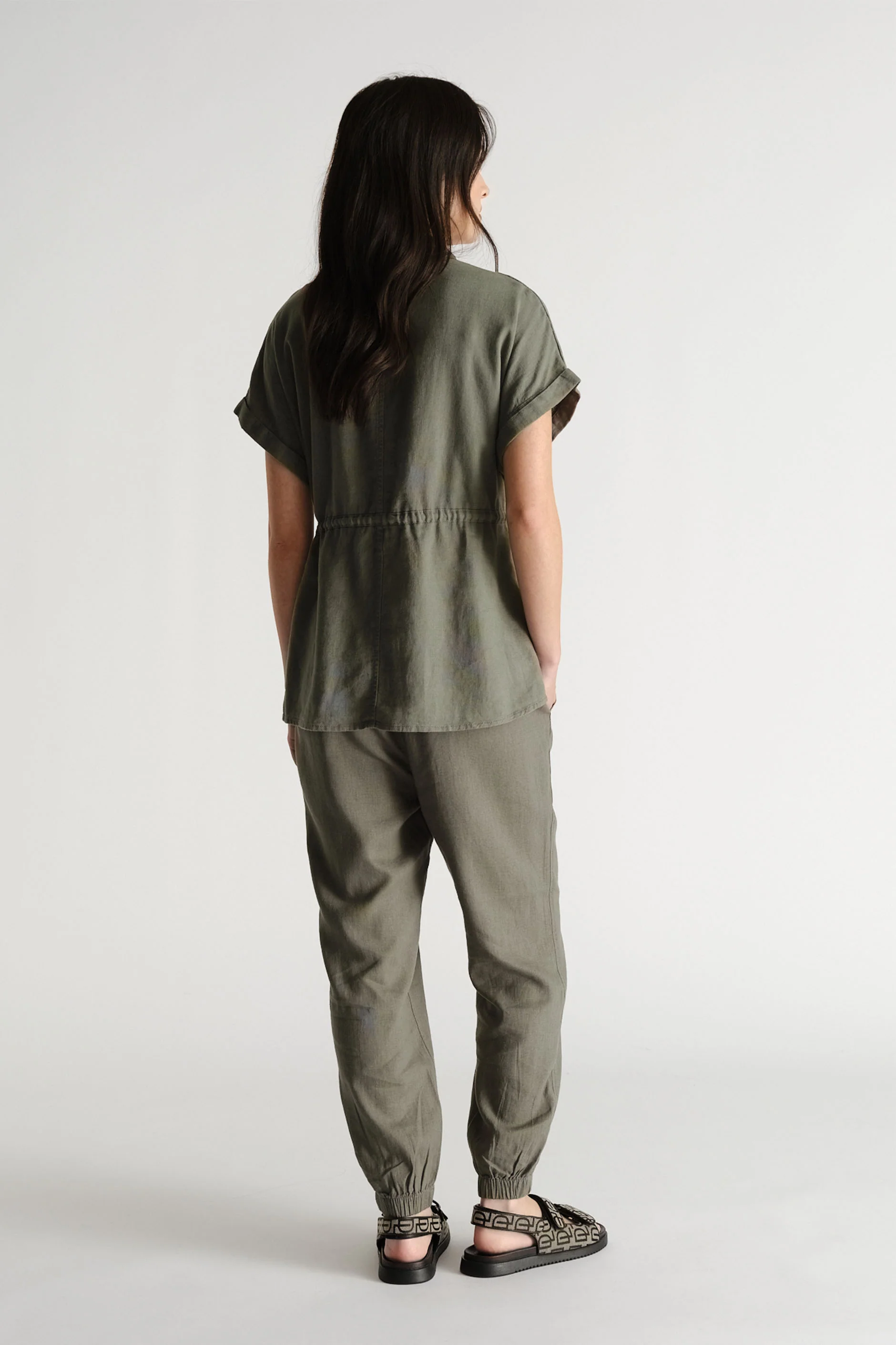 D-Luxe Linen Blend Jogger - Image 3