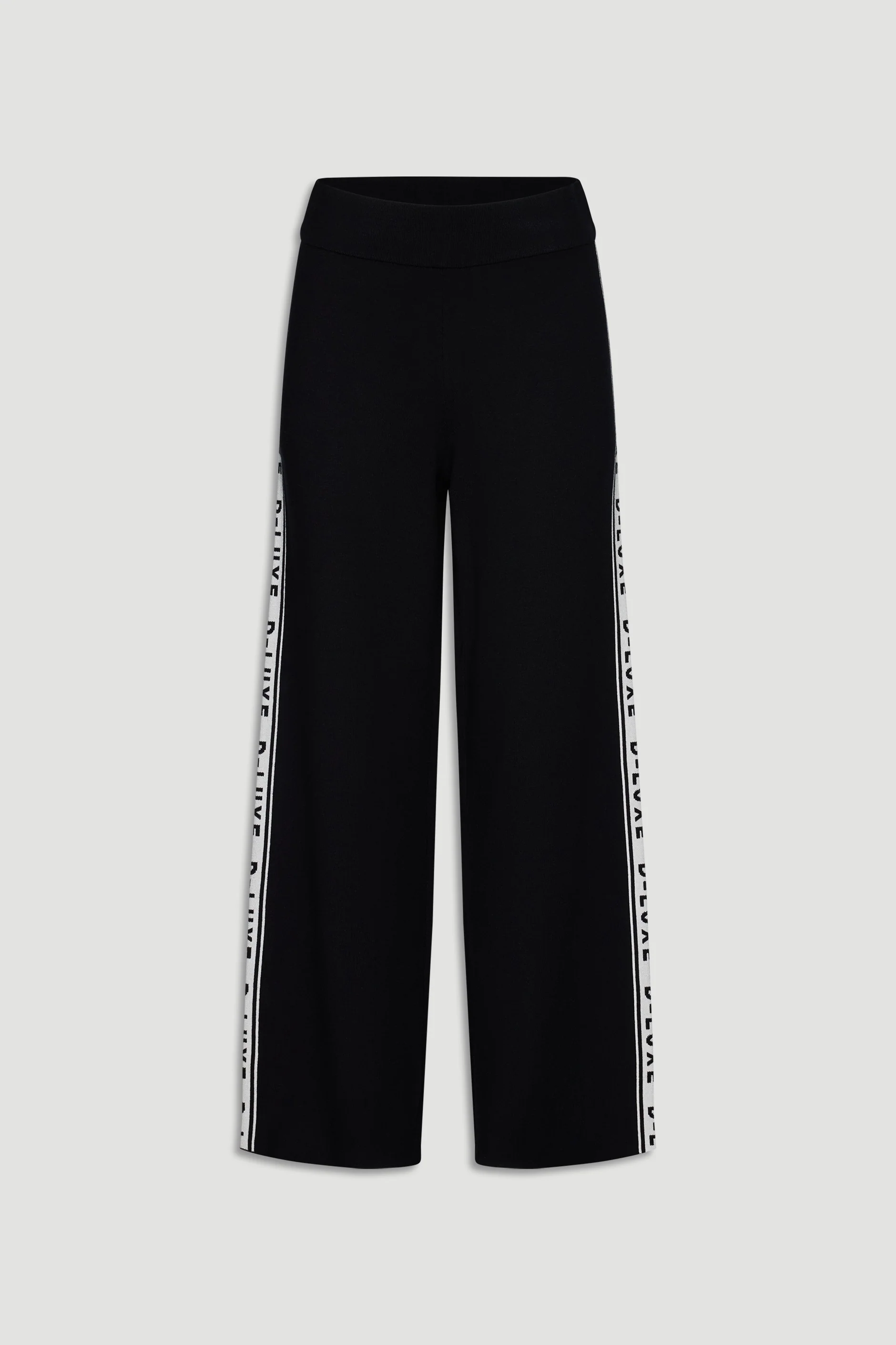 D-Luxe Logo Panel Knit Pants - Image 4