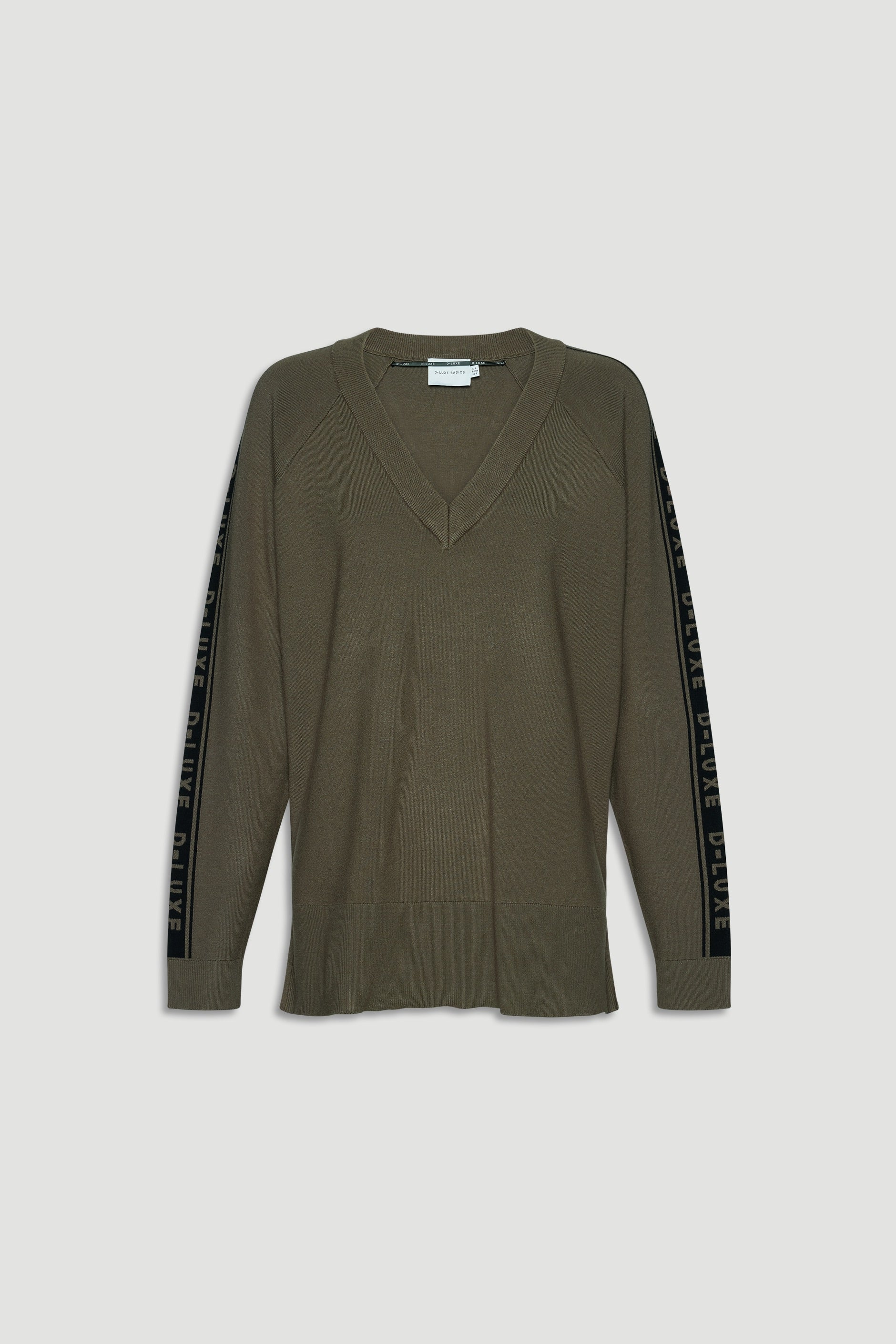 D-Luxe Logo Panel Knit Top - Image 4
