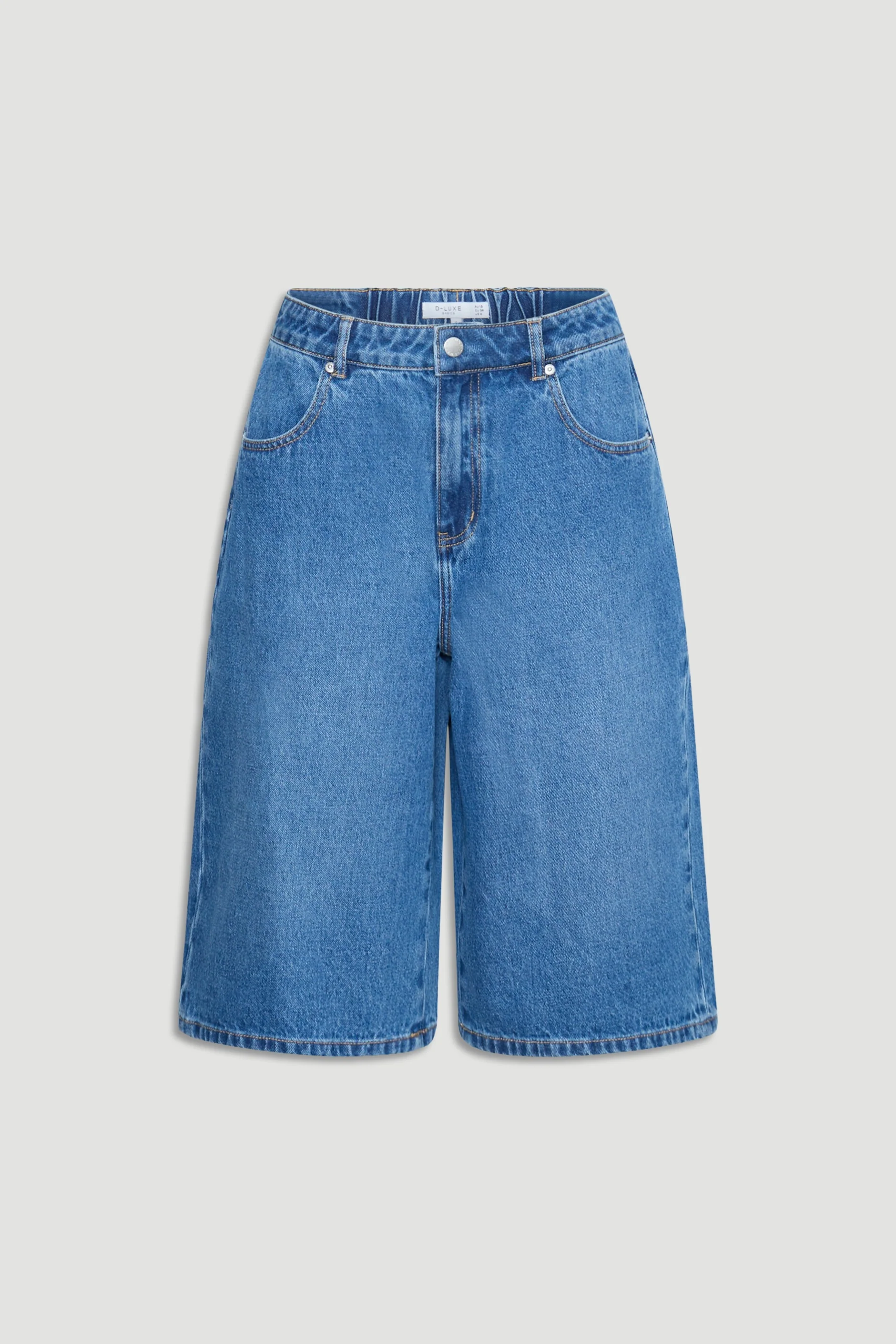D-Luxe Longline Denim Short - Image 4