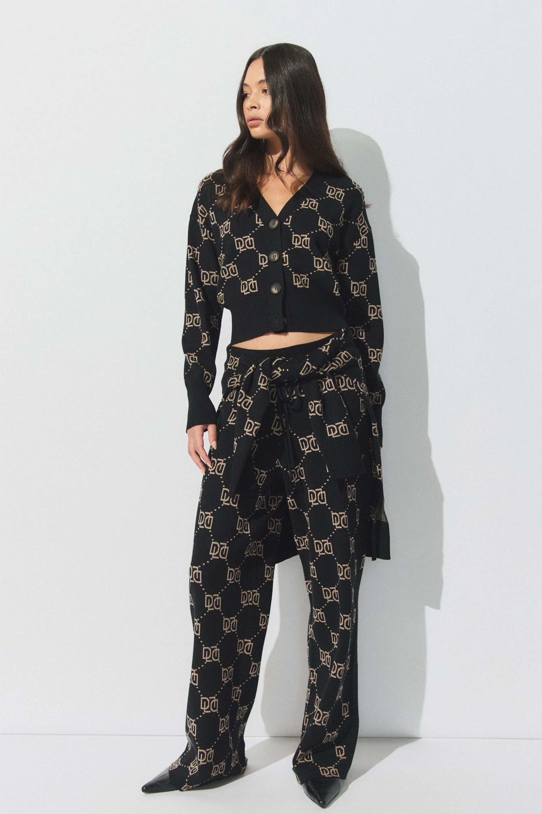 D-Luxe Monogram Cardigan - Image 2