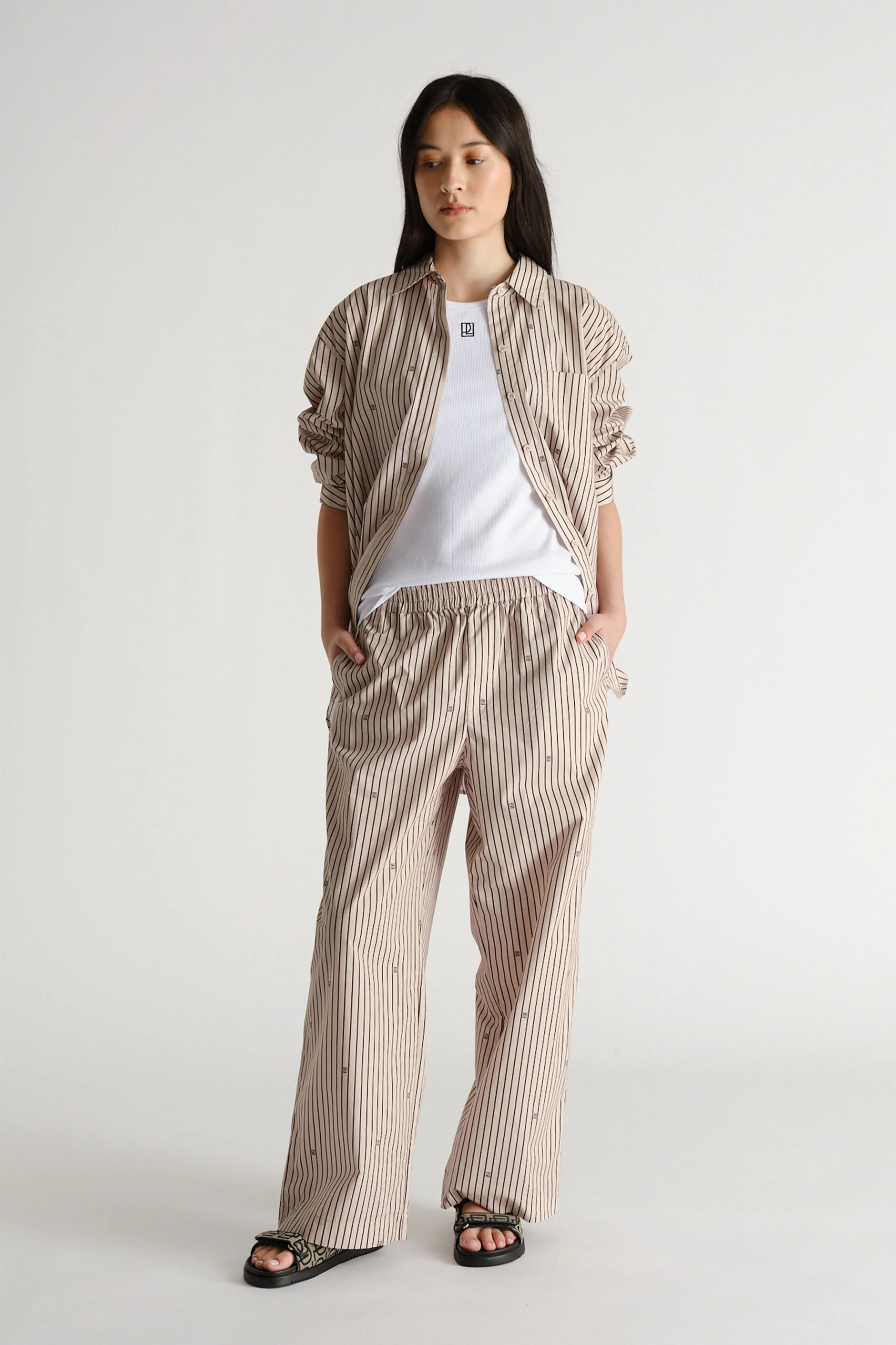 D-Luxe Monogram Stripe Pant