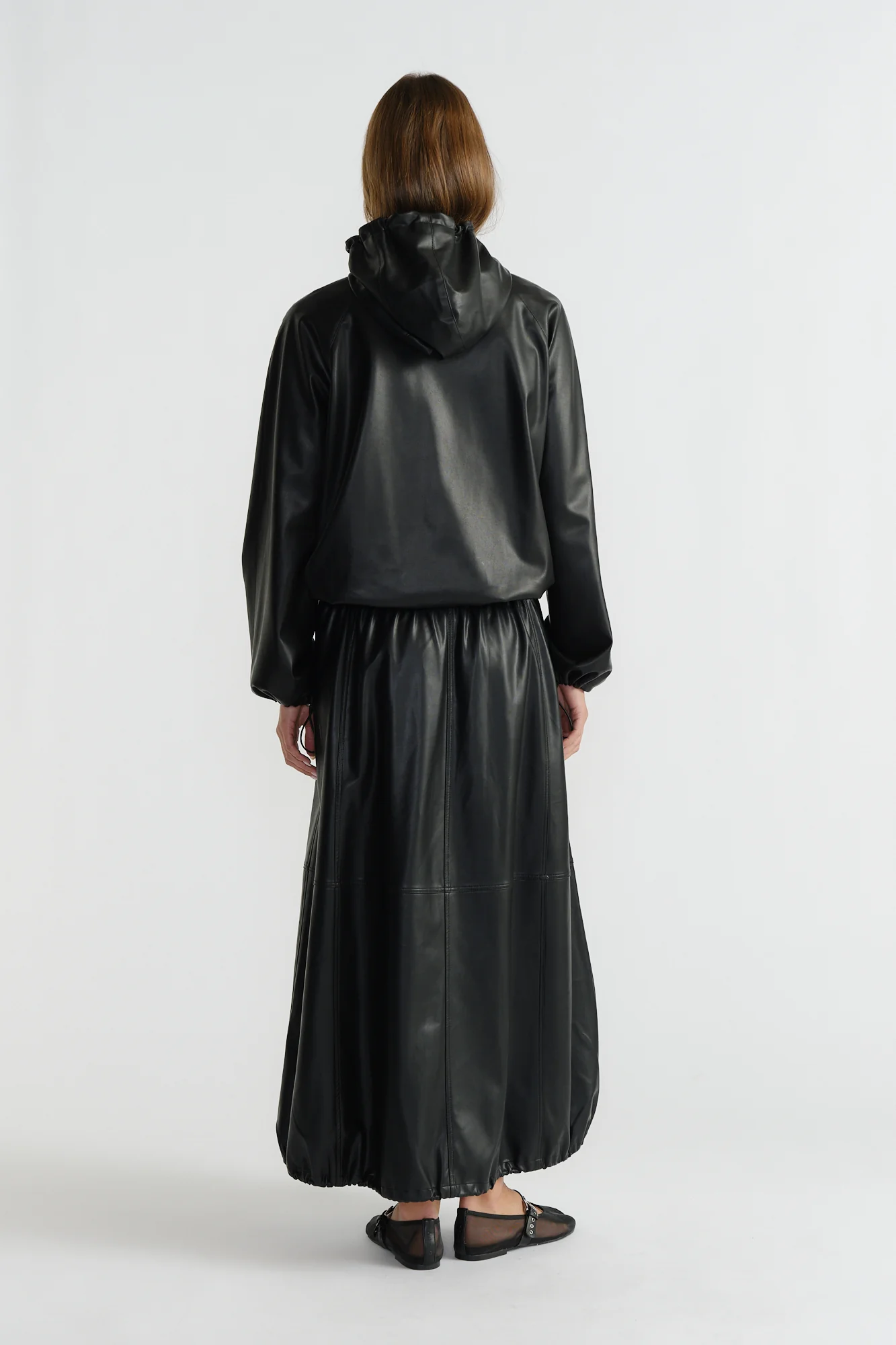 D-Luxe Faux Leather Skirt - Image 3