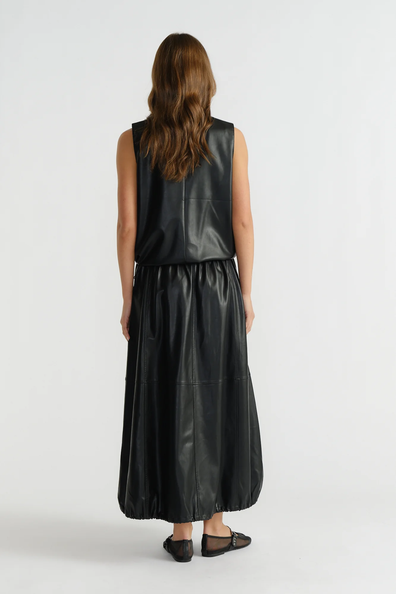D-Luxe Faux Leather Top - Image 3
