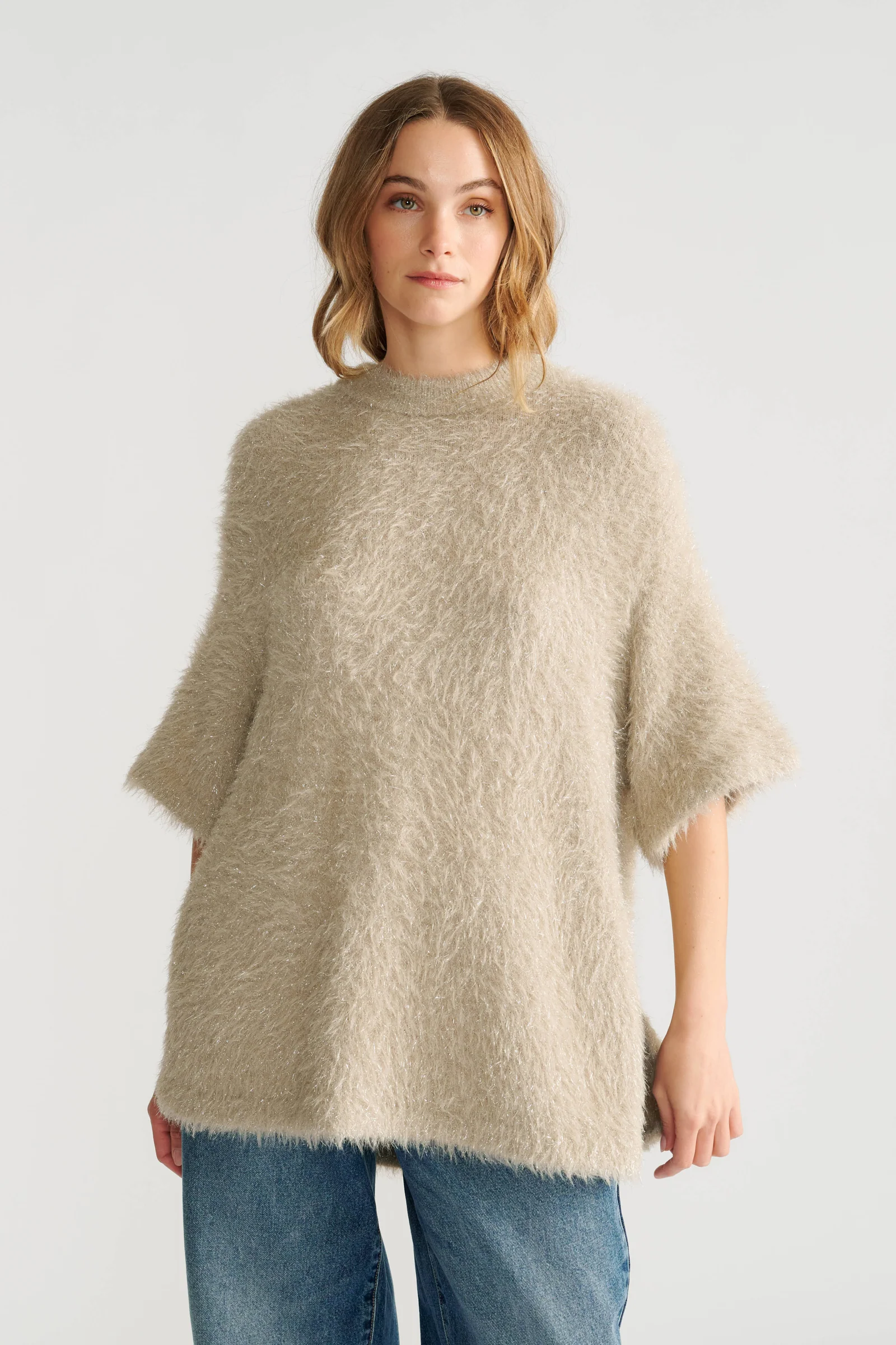 Daisy Oversized Knit Tee - Image 2