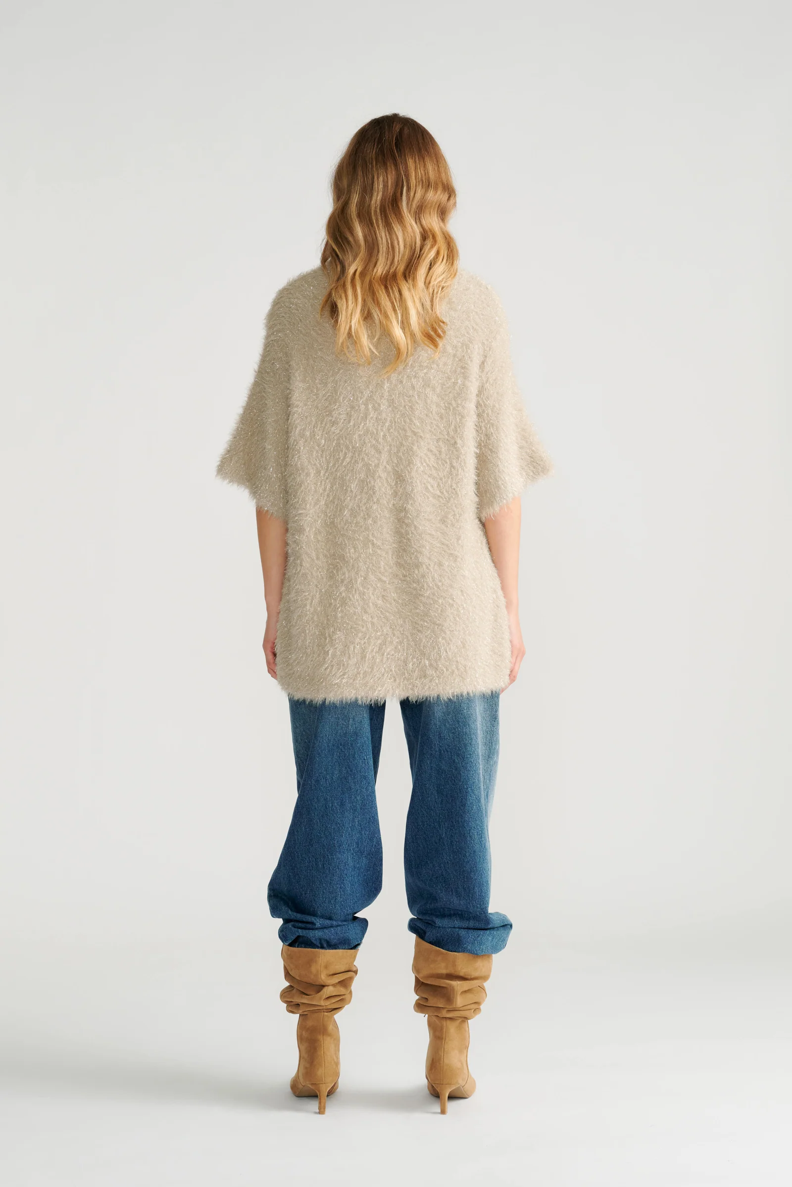 Daisy Oversized Knit Tee - Image 3