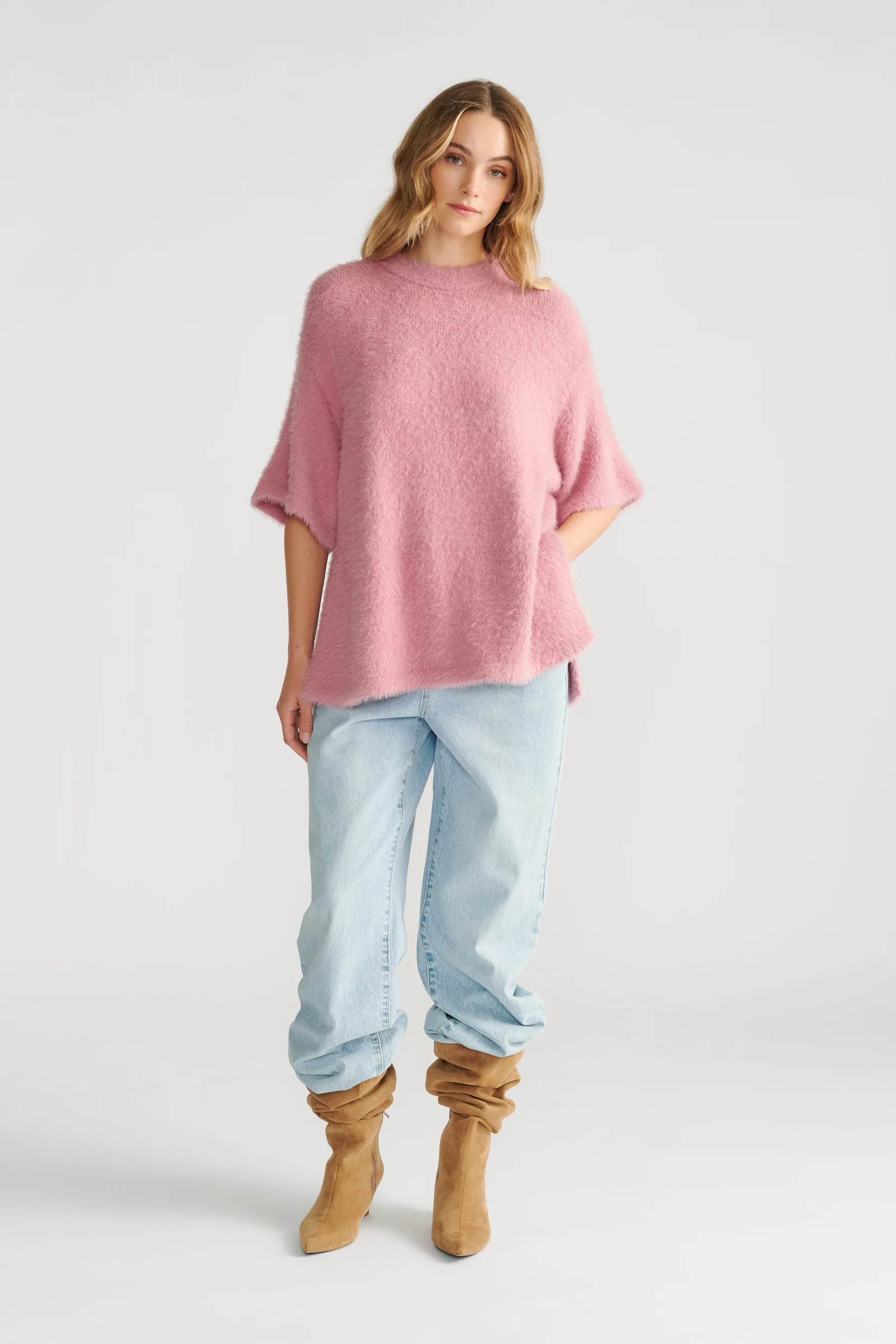Daisy Oversized Knit Tee
