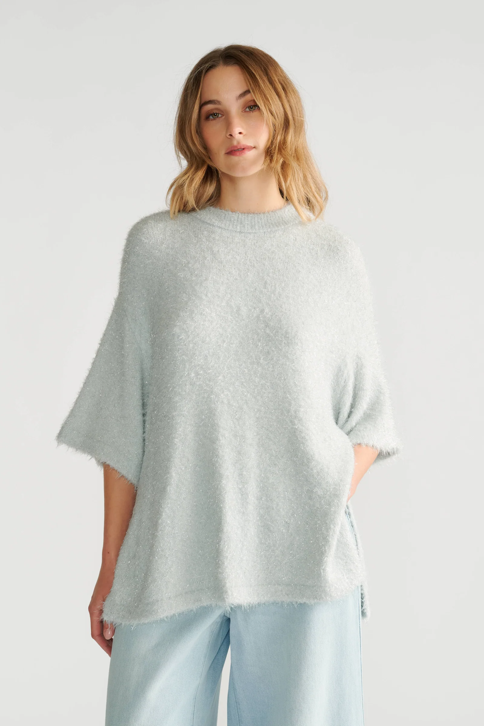 Daisy Oversized Knit Tee - Image 2