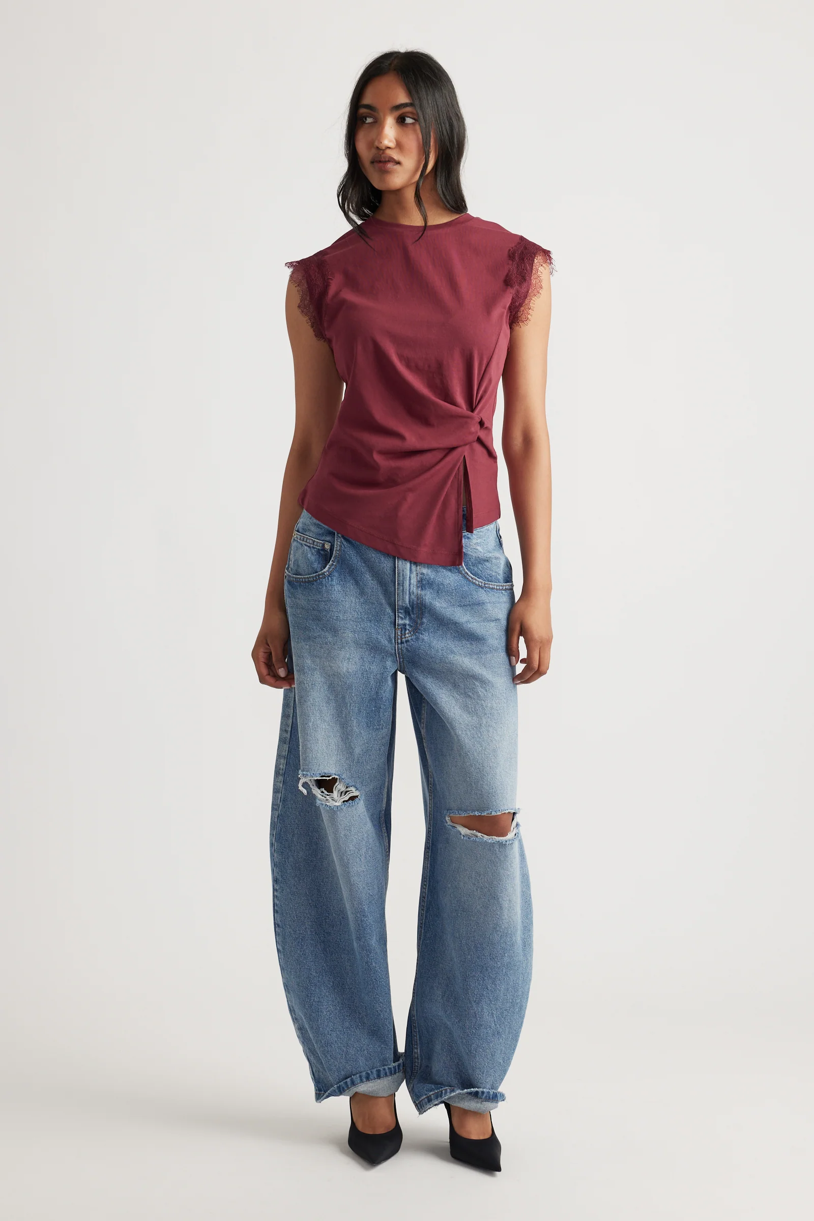 Dakota Lace Trim Tank
