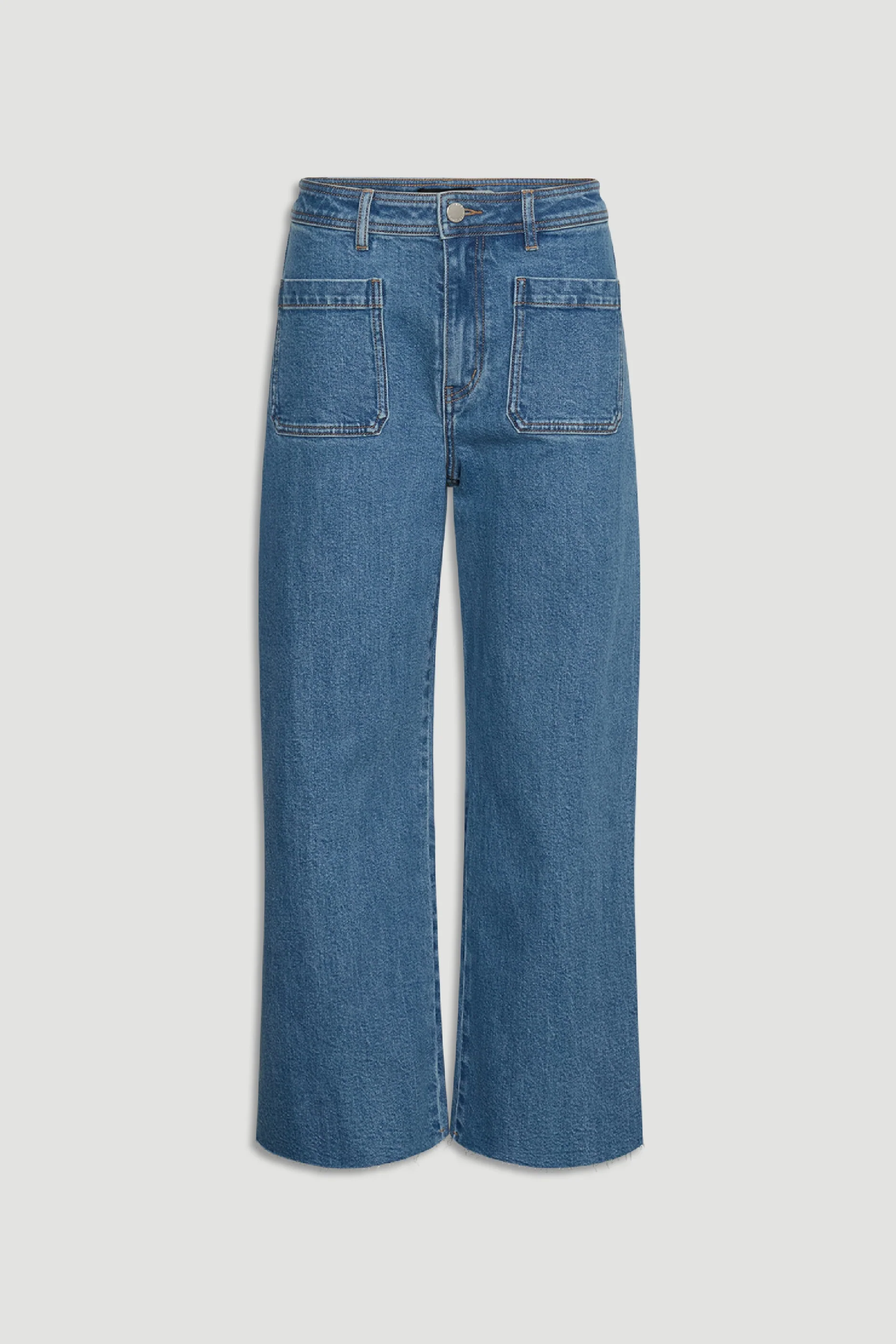Darcy Cropped Wide Leg Jean - Image 4